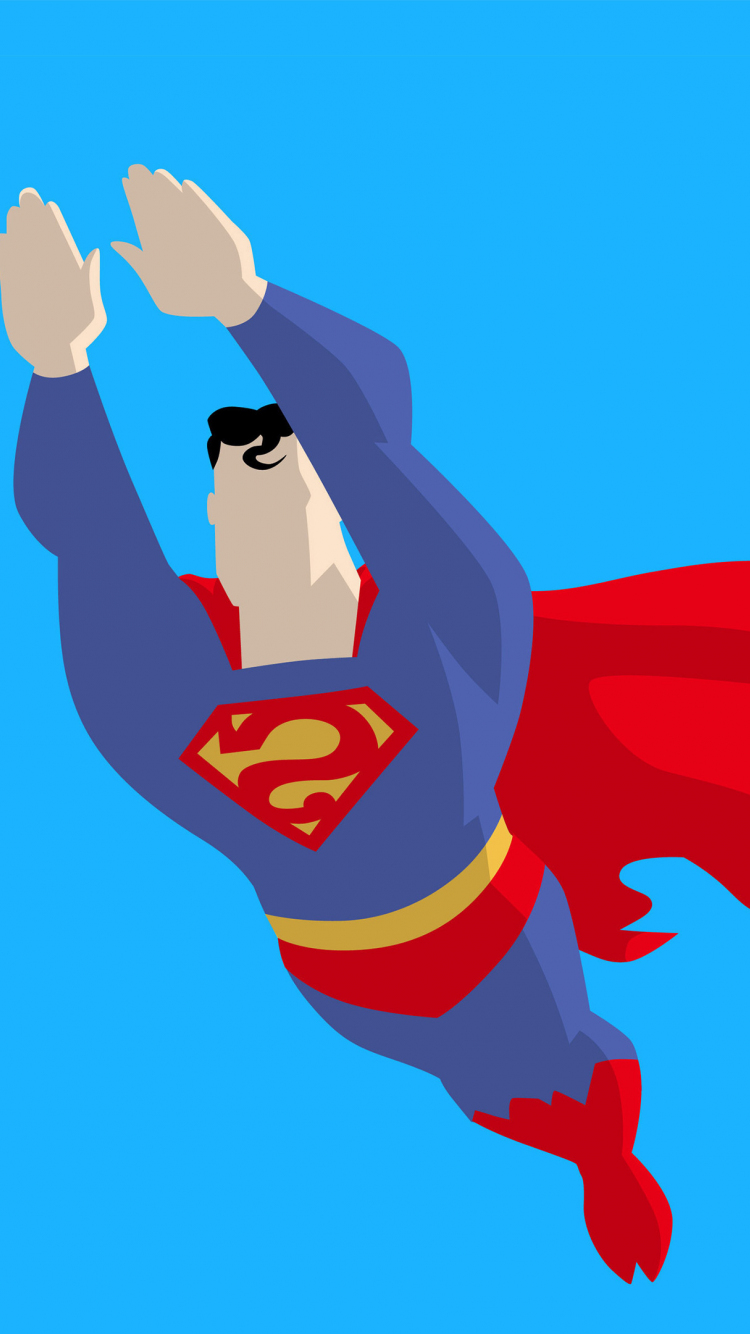 Download wallpaper 750x1334 superman