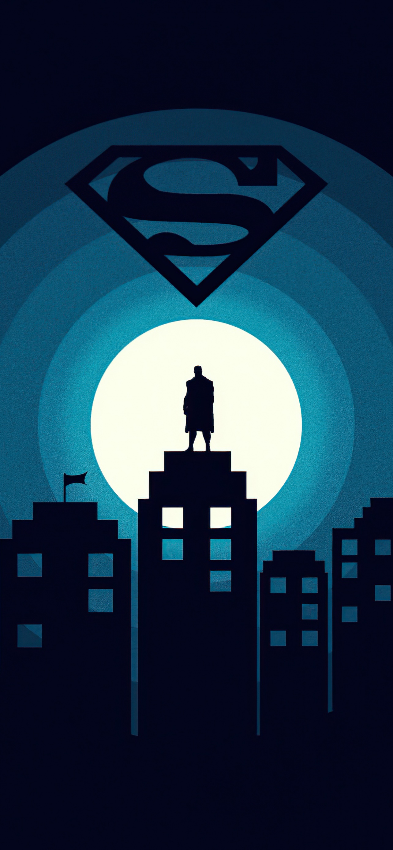 Superman Wallpaper 4K, Minimal art, DC