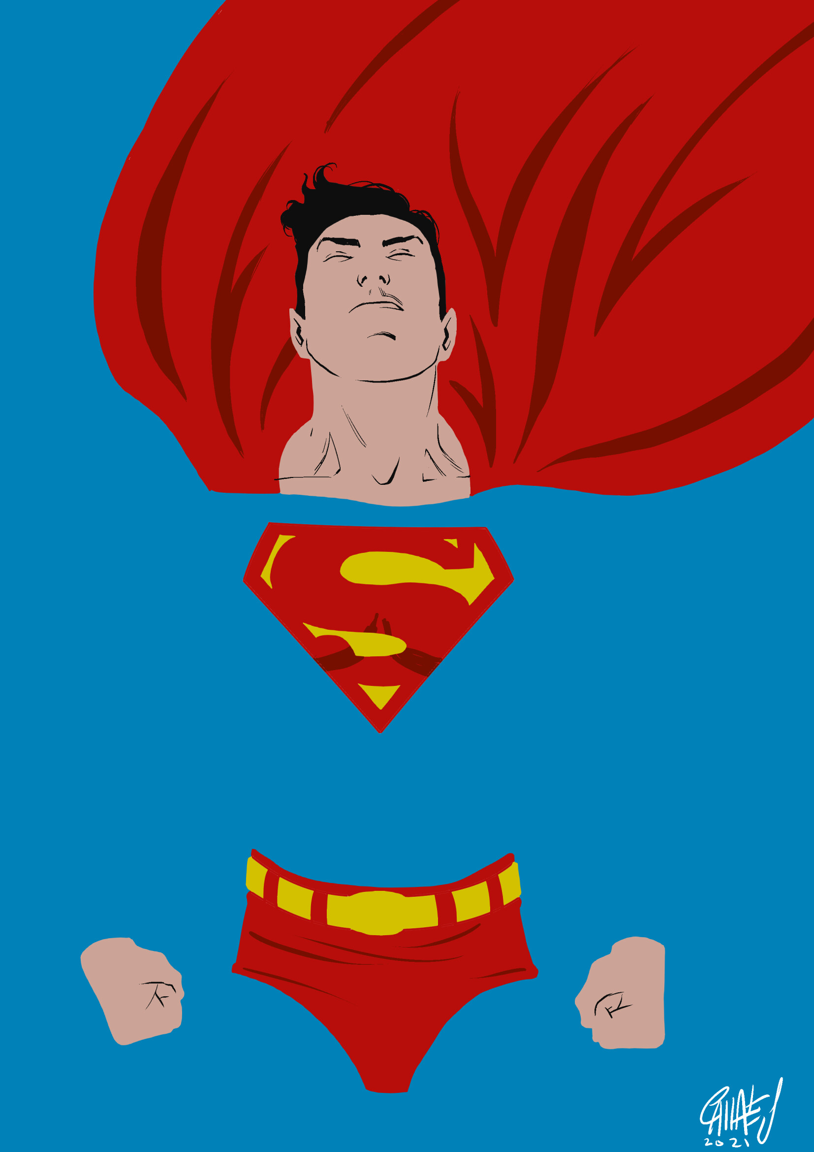 BATMAN and SUPERMAN color