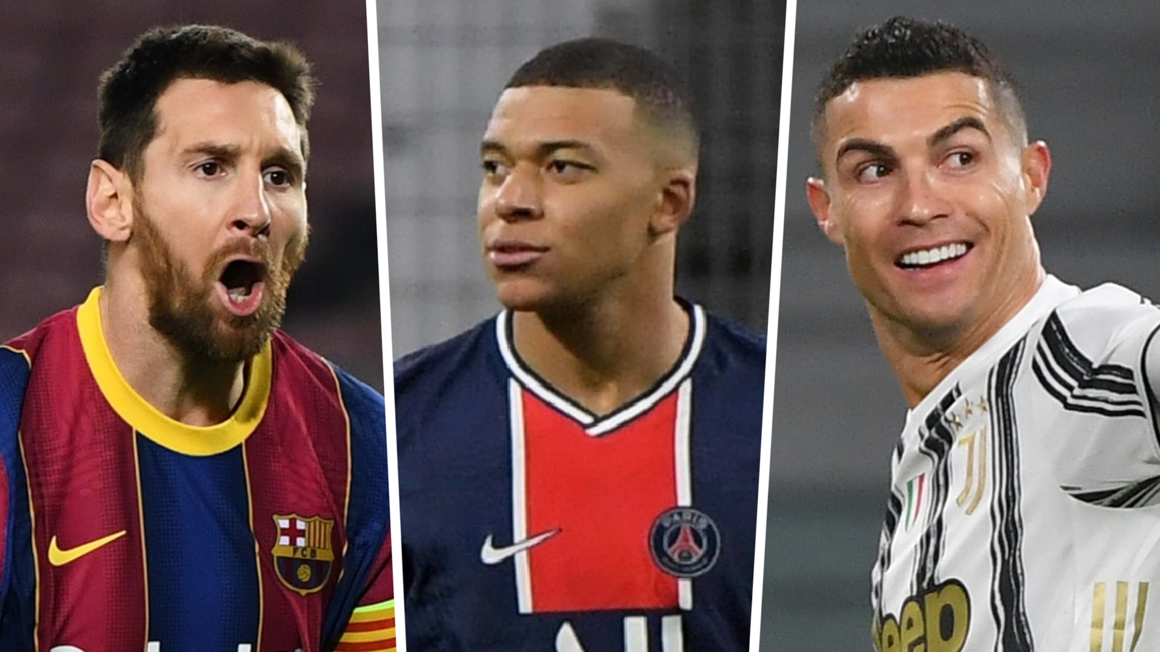 Neymar picks Ronaldo, Messi & Mbappe
