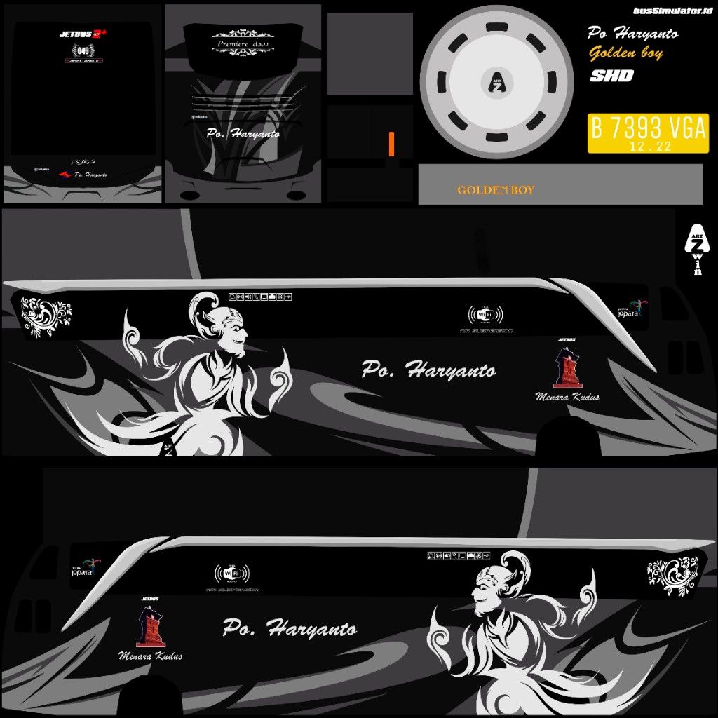 Bus simulator indonesia livery kerala