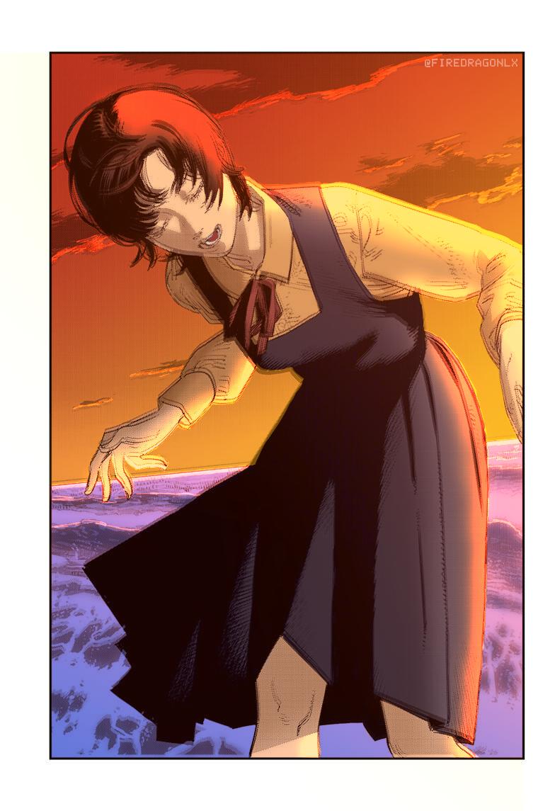 Coloured a panel from Goodbye, Eri, r