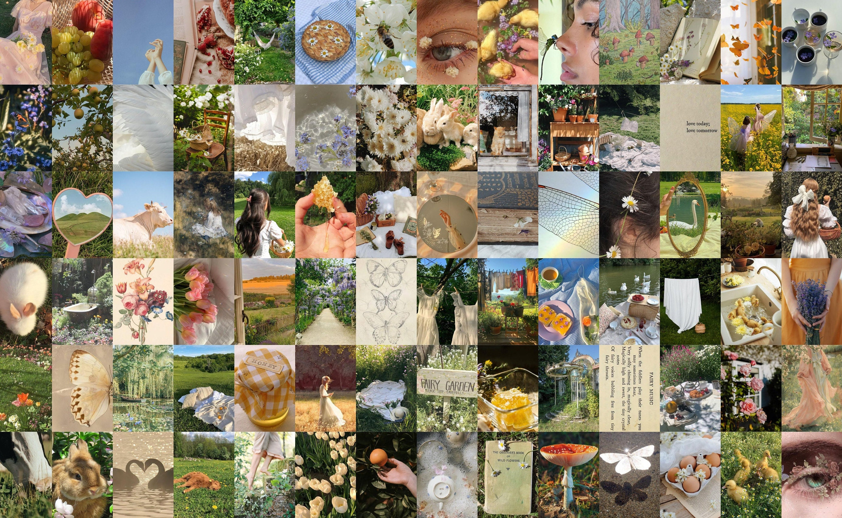 PCS Cottagecore Wall Collage Kit