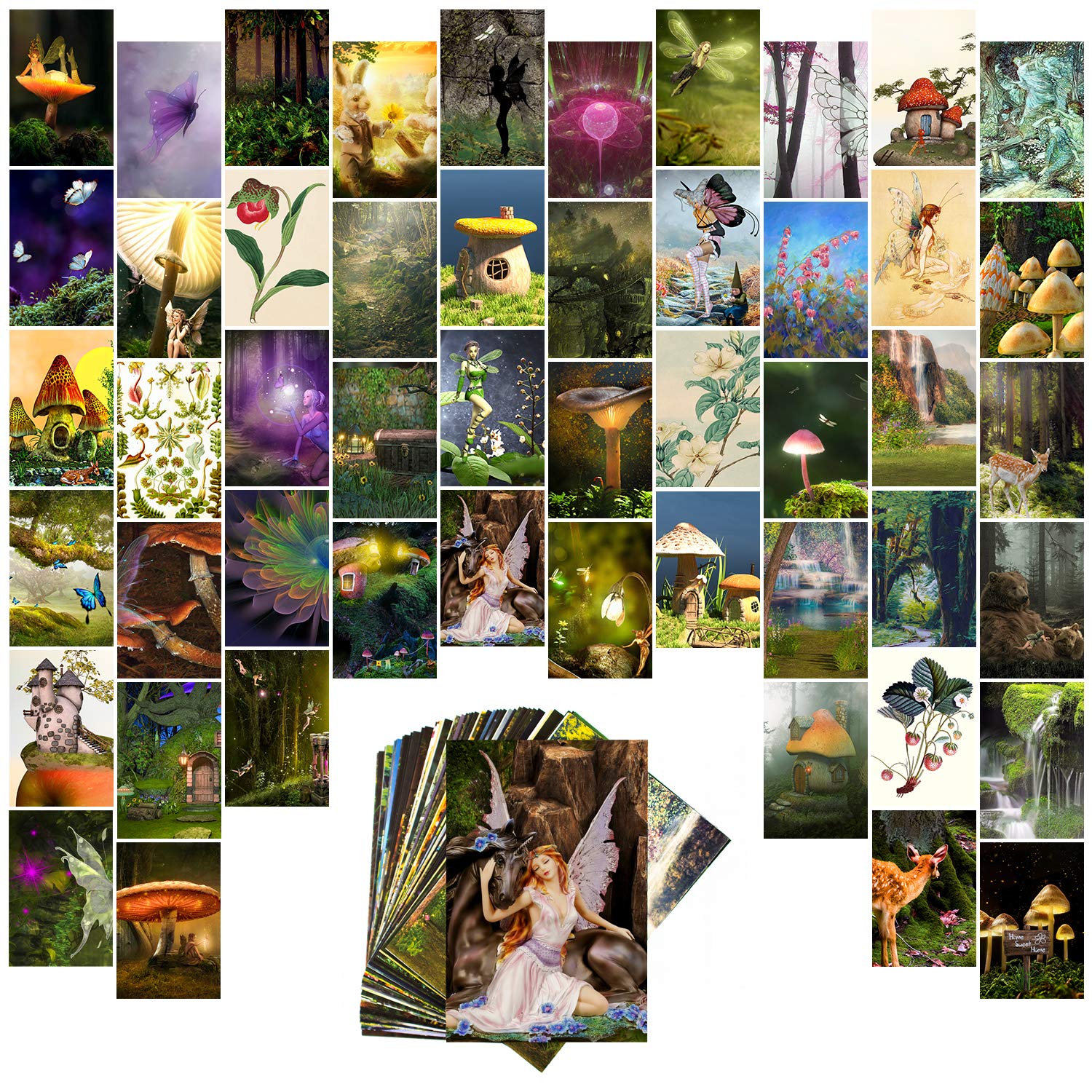 WOOBEE Fairycore Wall Collage Kit