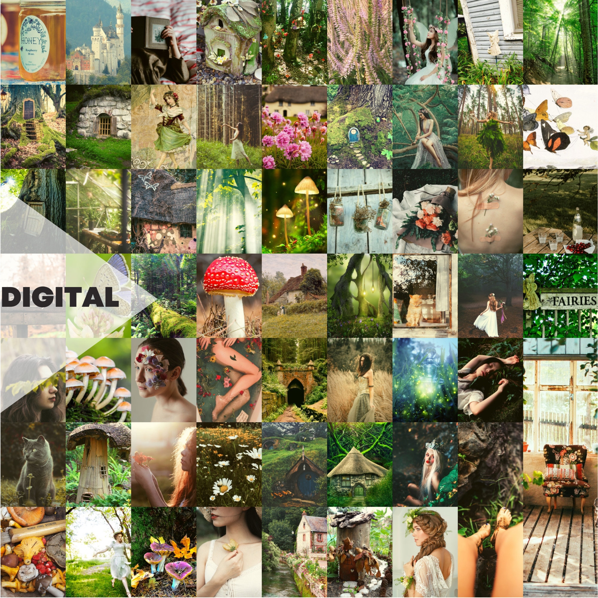 Wall Collage Kit 60pcs digital