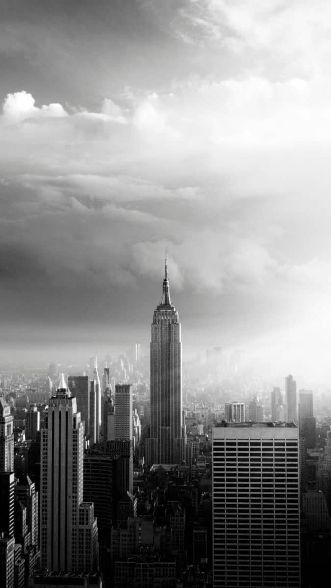 Black & White NYC iPhone Wallpaper