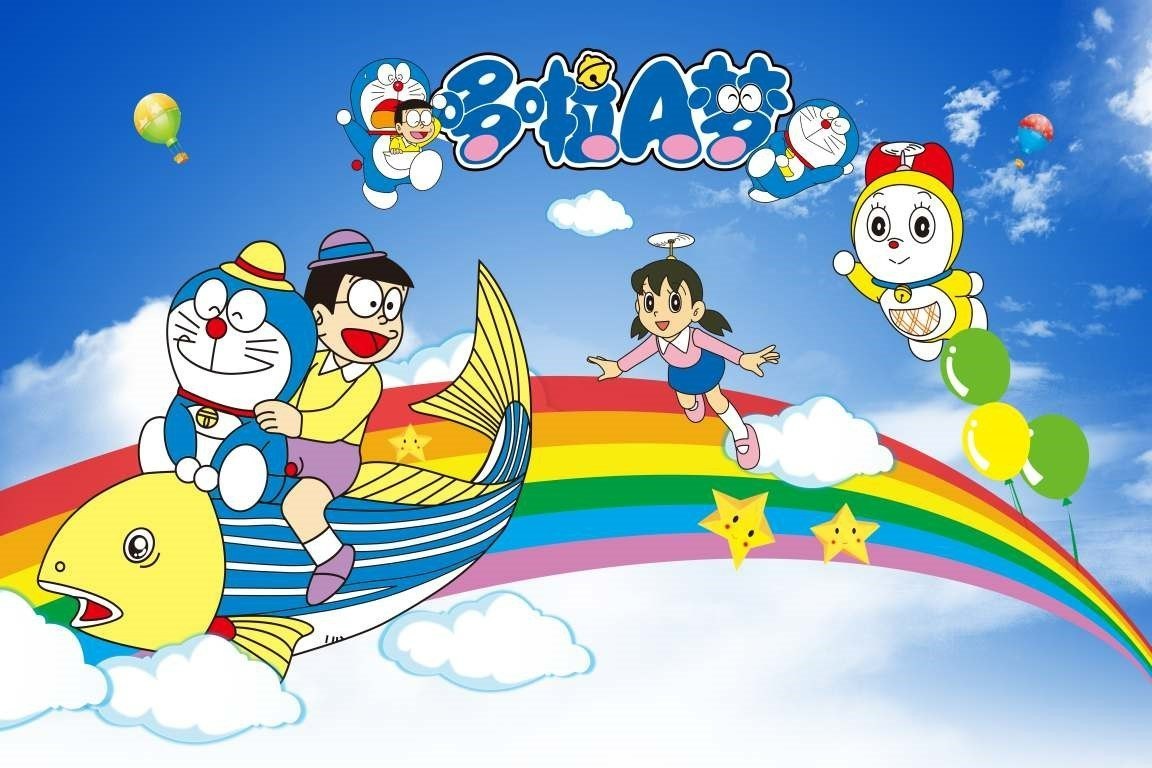 PVC Doremon Cartoon Printed Kids