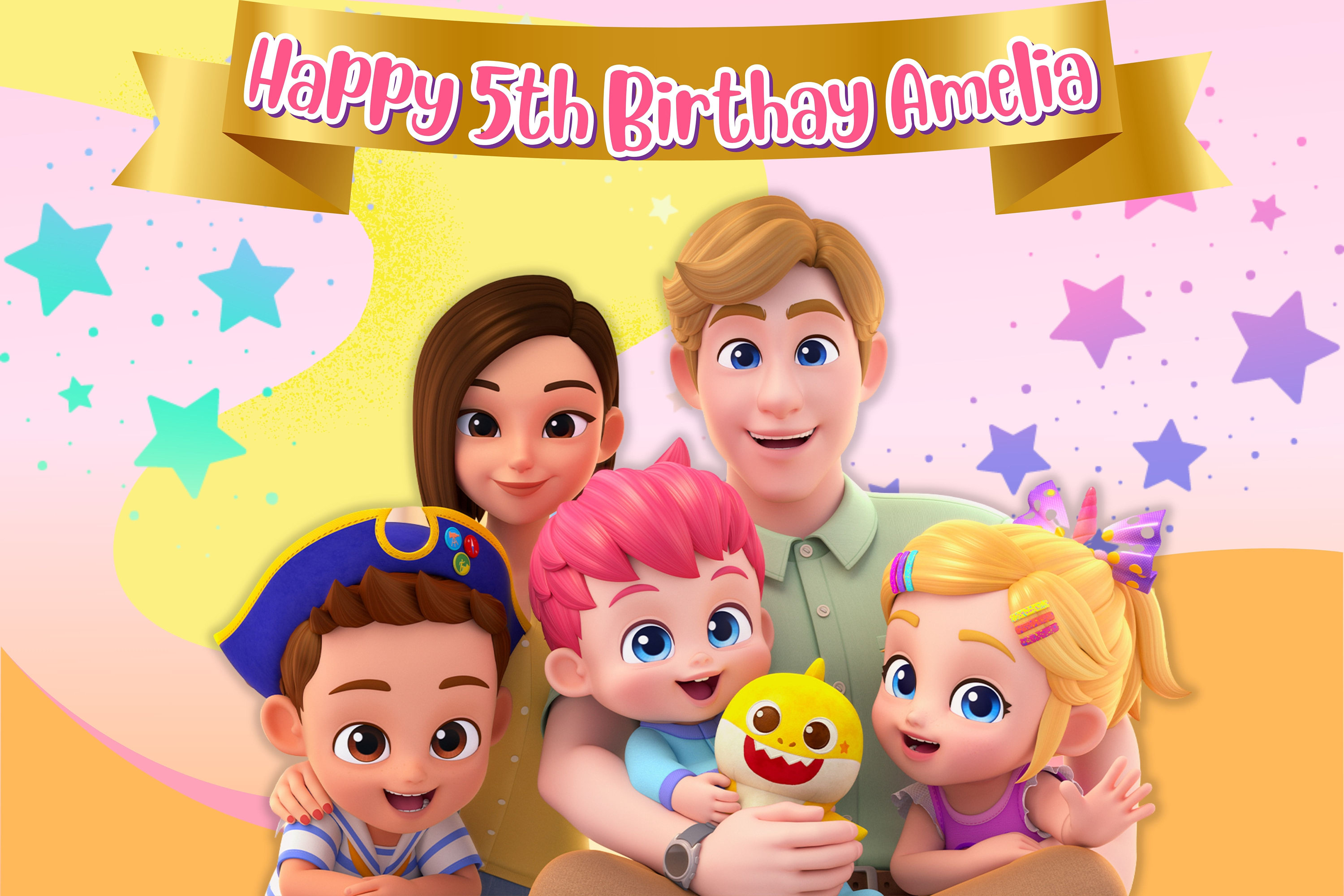 BEBEFINN Digital Printable Backdrop