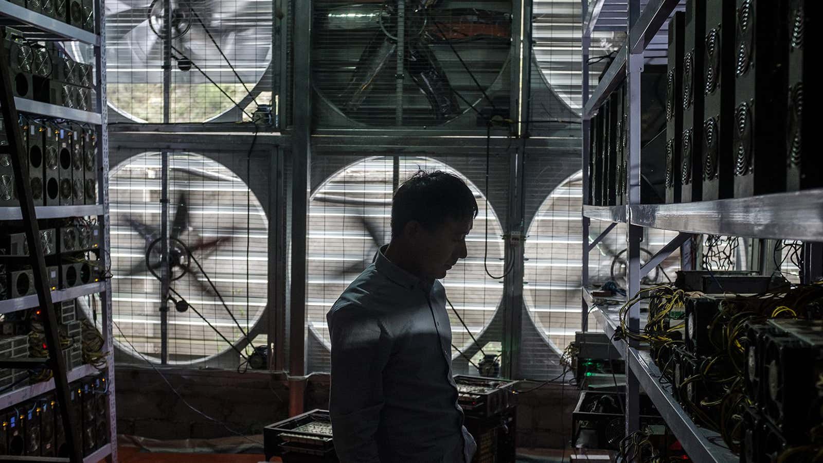 Photos: China's bitcoin mines and miners