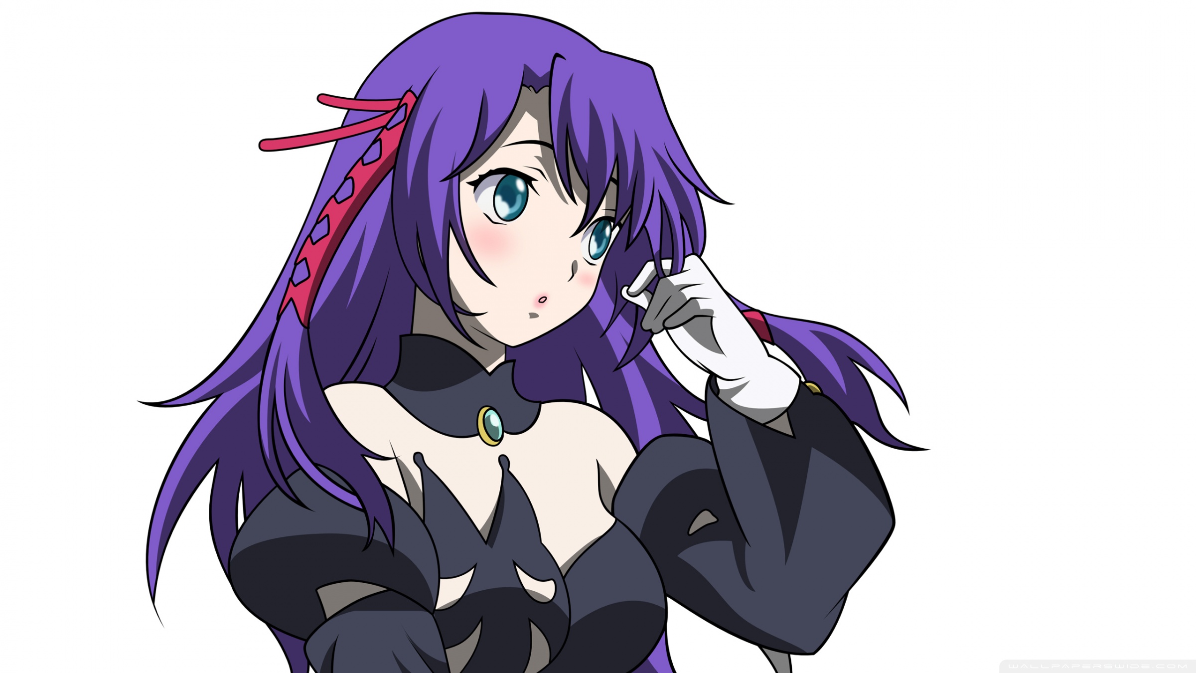 Anime Girl With Purple Hair Ultra HD
