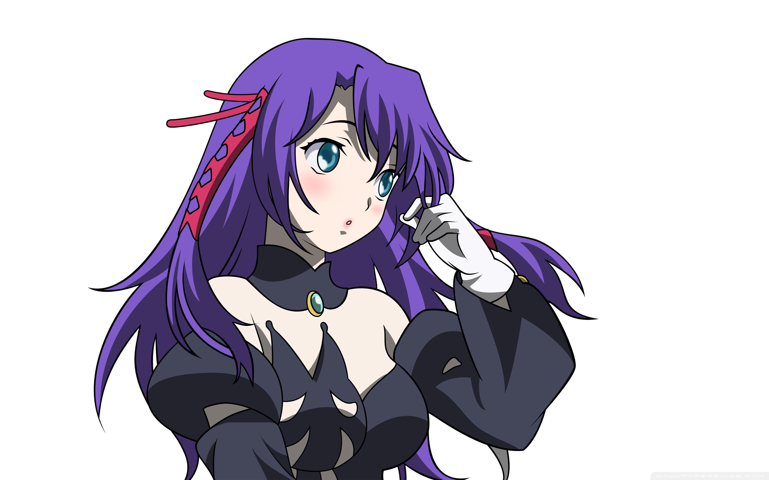 Anime Girl With Purple Hair Ultra HD