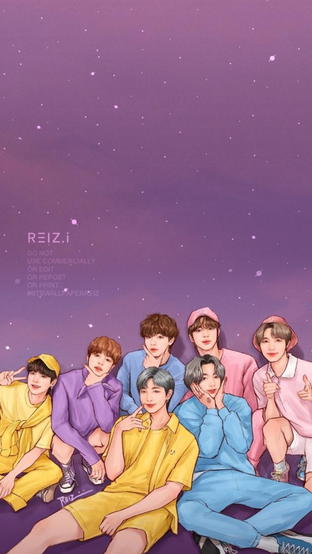 BTS Group Wallpaper BTS