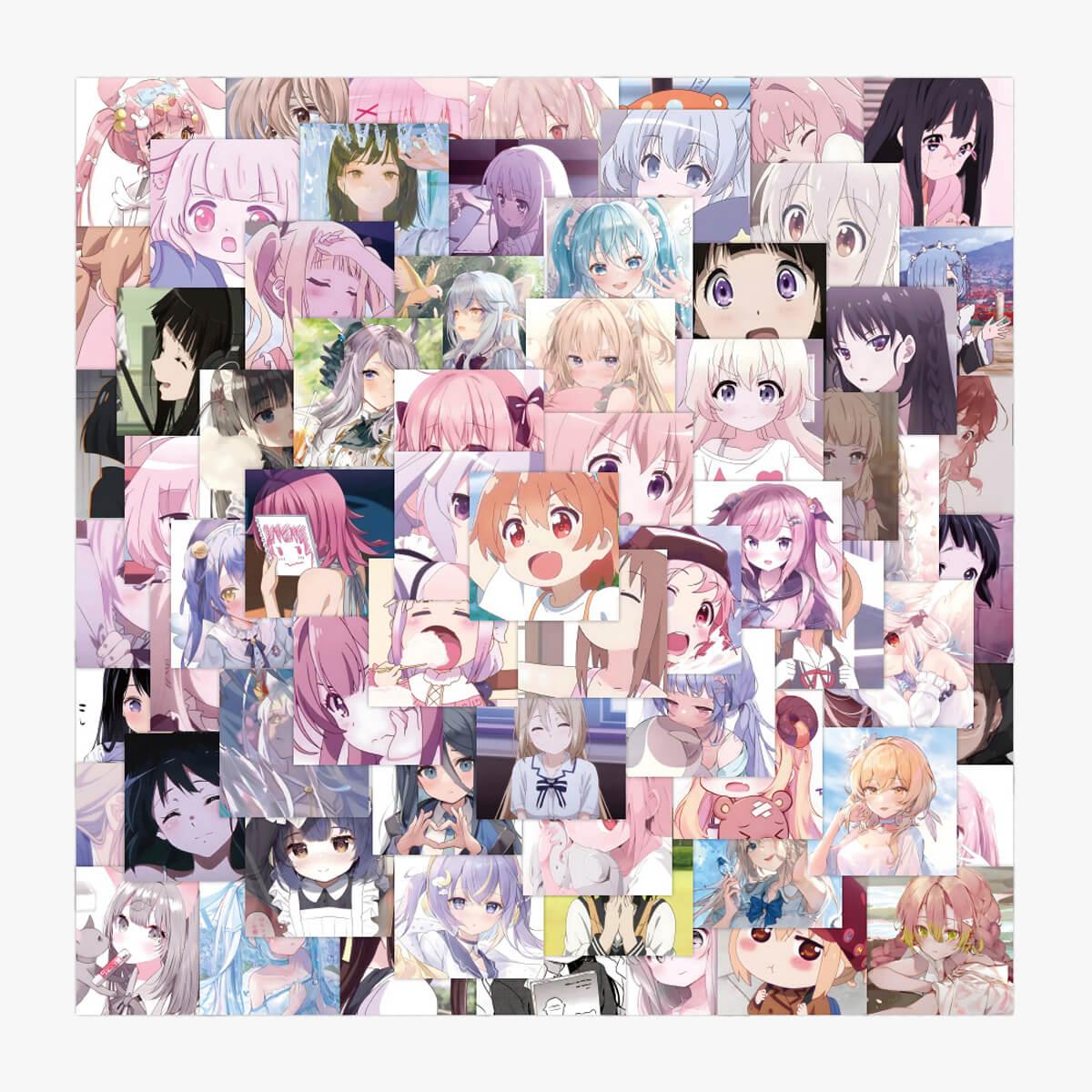 Kawaii Anime Girls Stickers