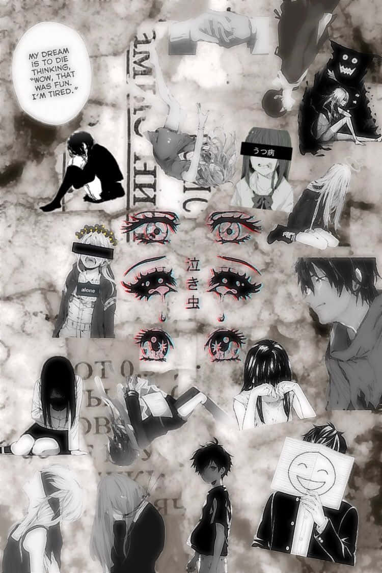 Anime Collage Aesthetic Wallpaper