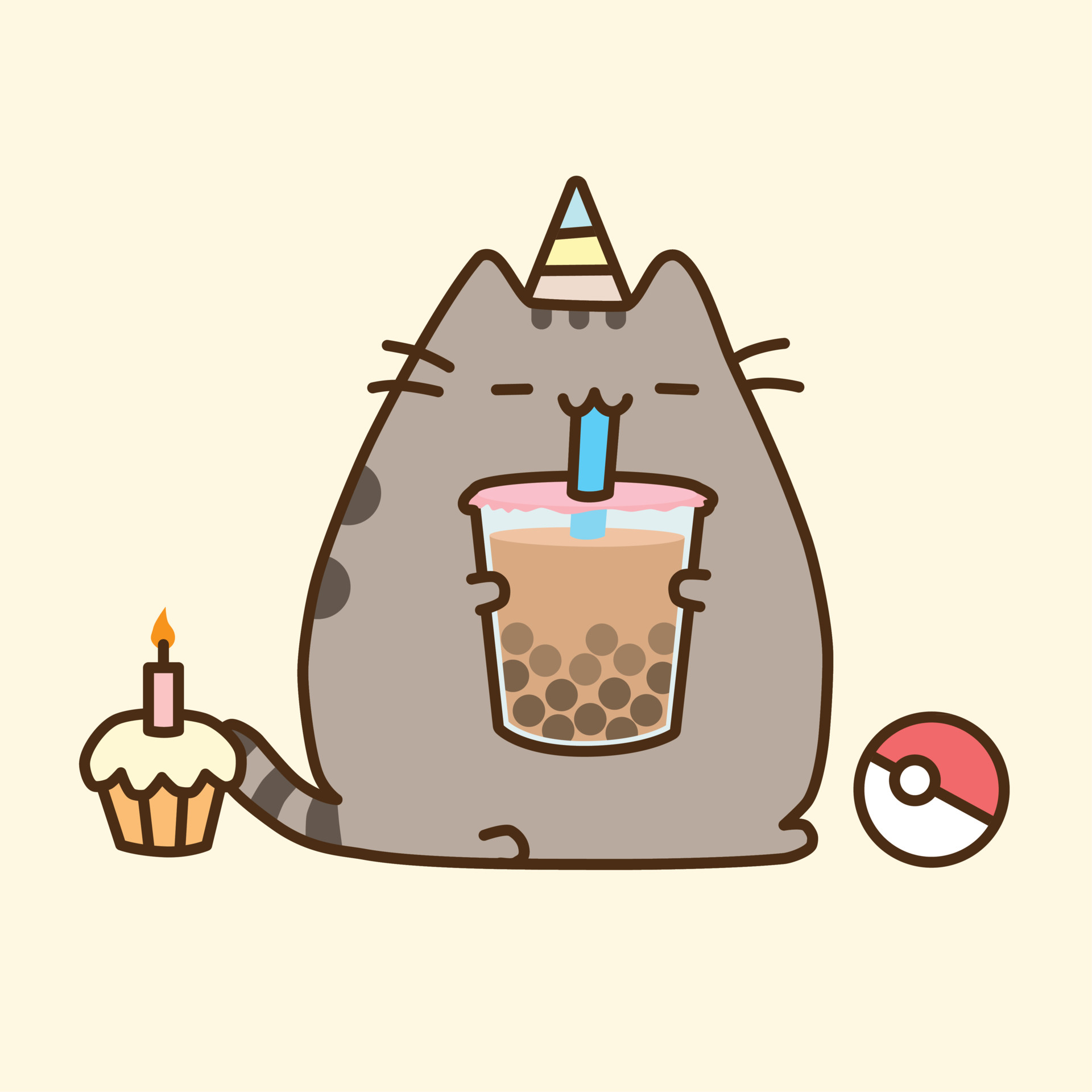 Birthday Pusheen