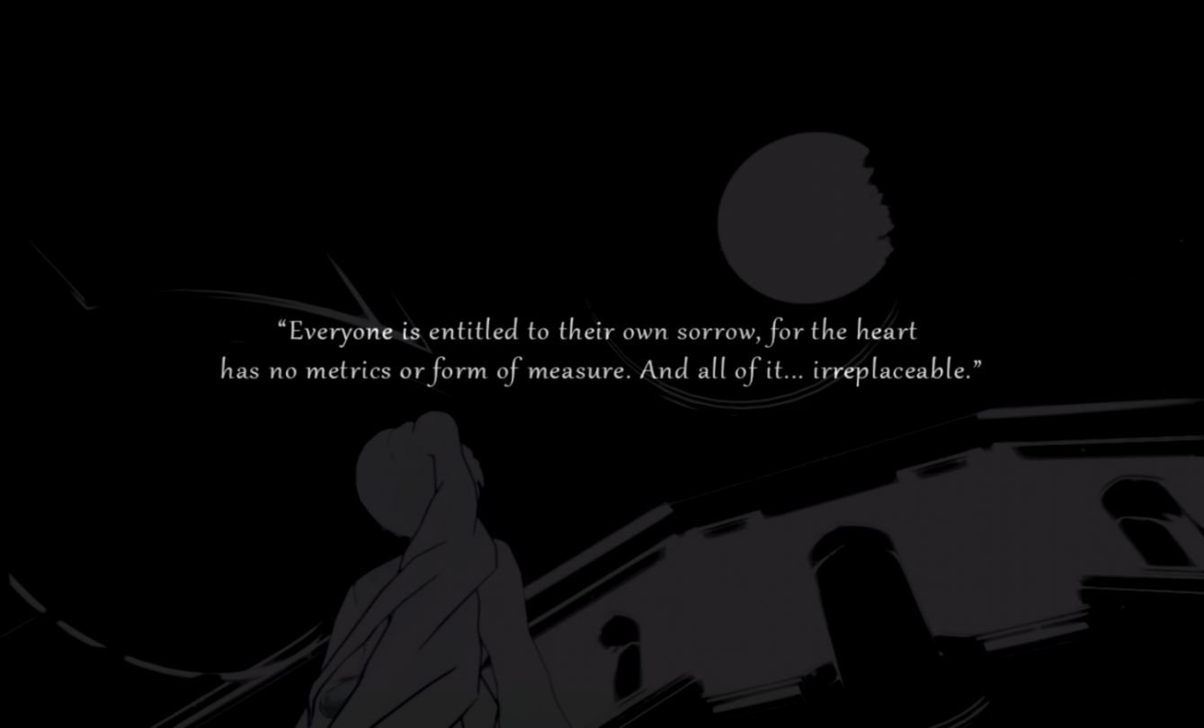 Anime Sad Quotes Background Wallpaper