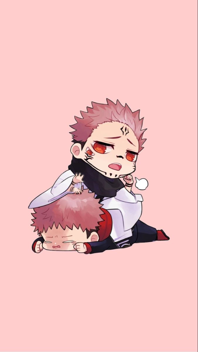 Yuji itadori wallpaper. Anime chibi