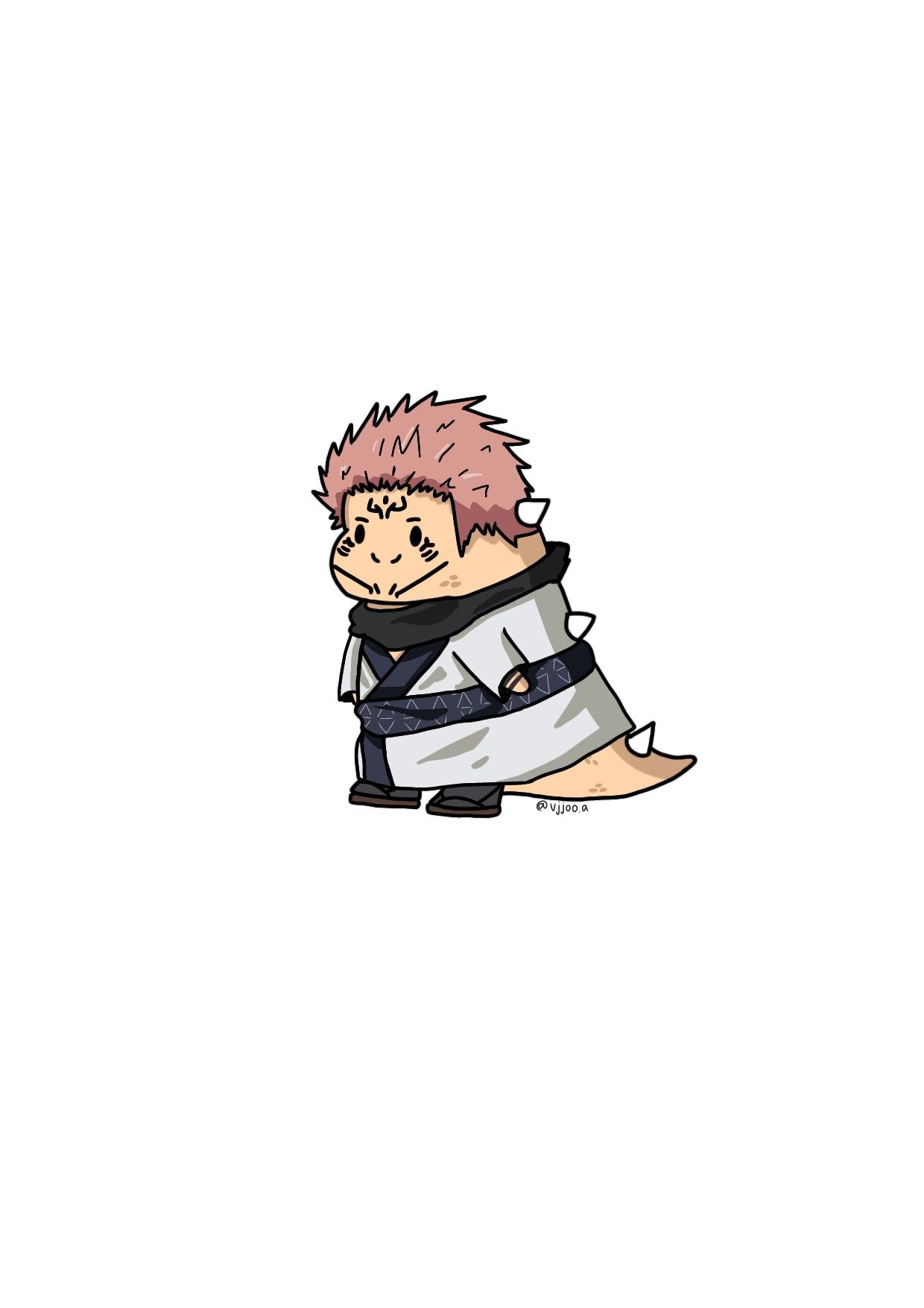 Sukuna. Seni, Buku gambar, Gambar