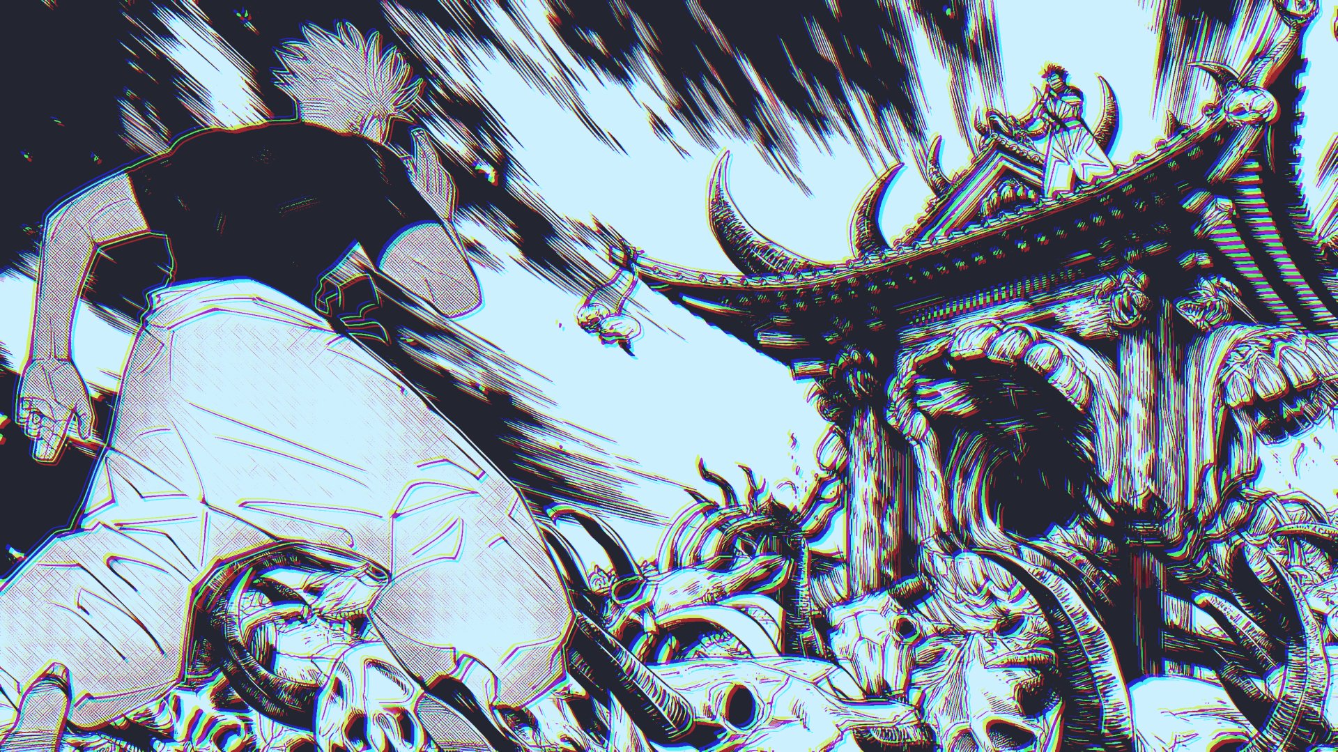 Gojo vs. Sukuna Epic Battle Kaisen Anime HD Wallpaperx1786