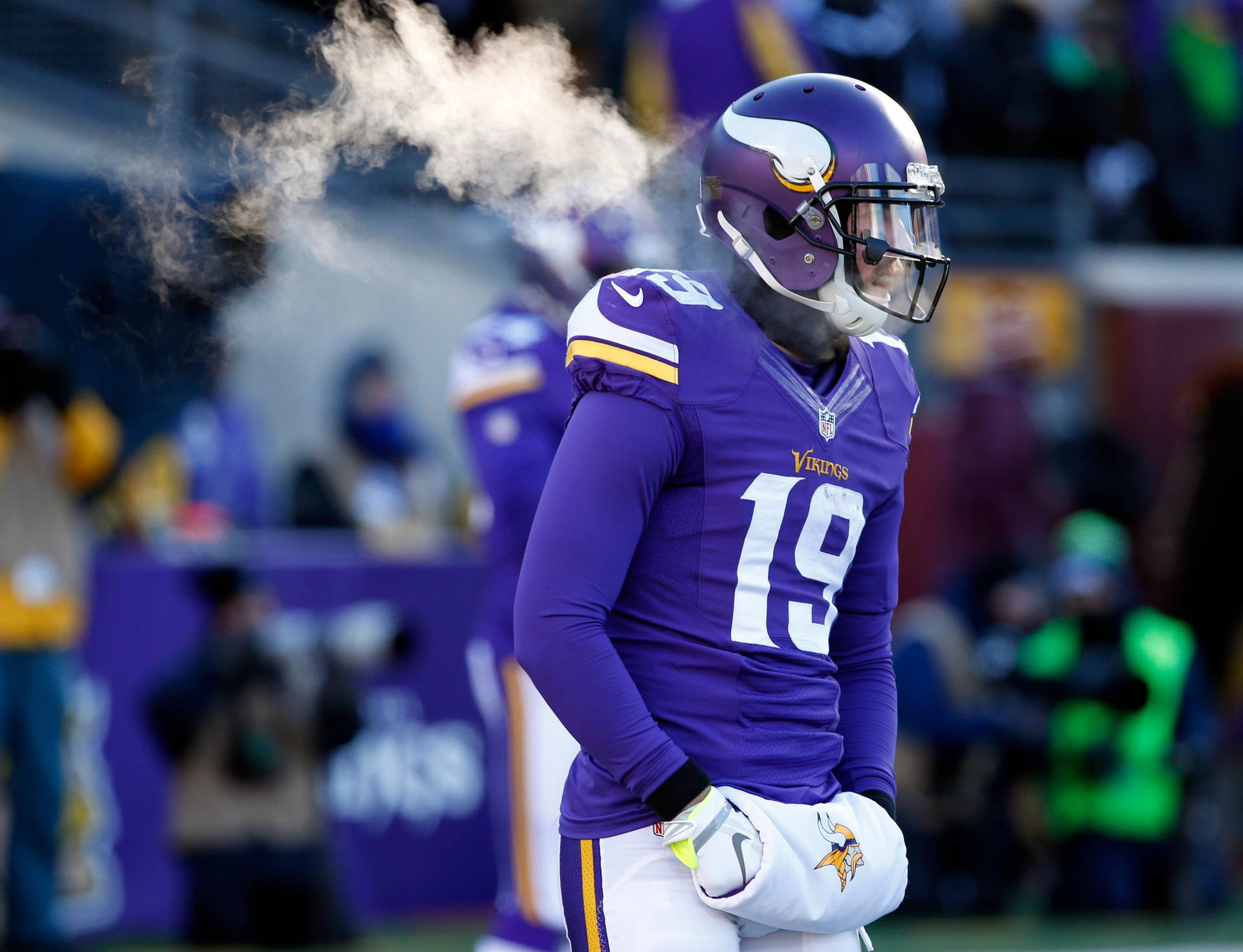 Download Adam Thielen Cold Football