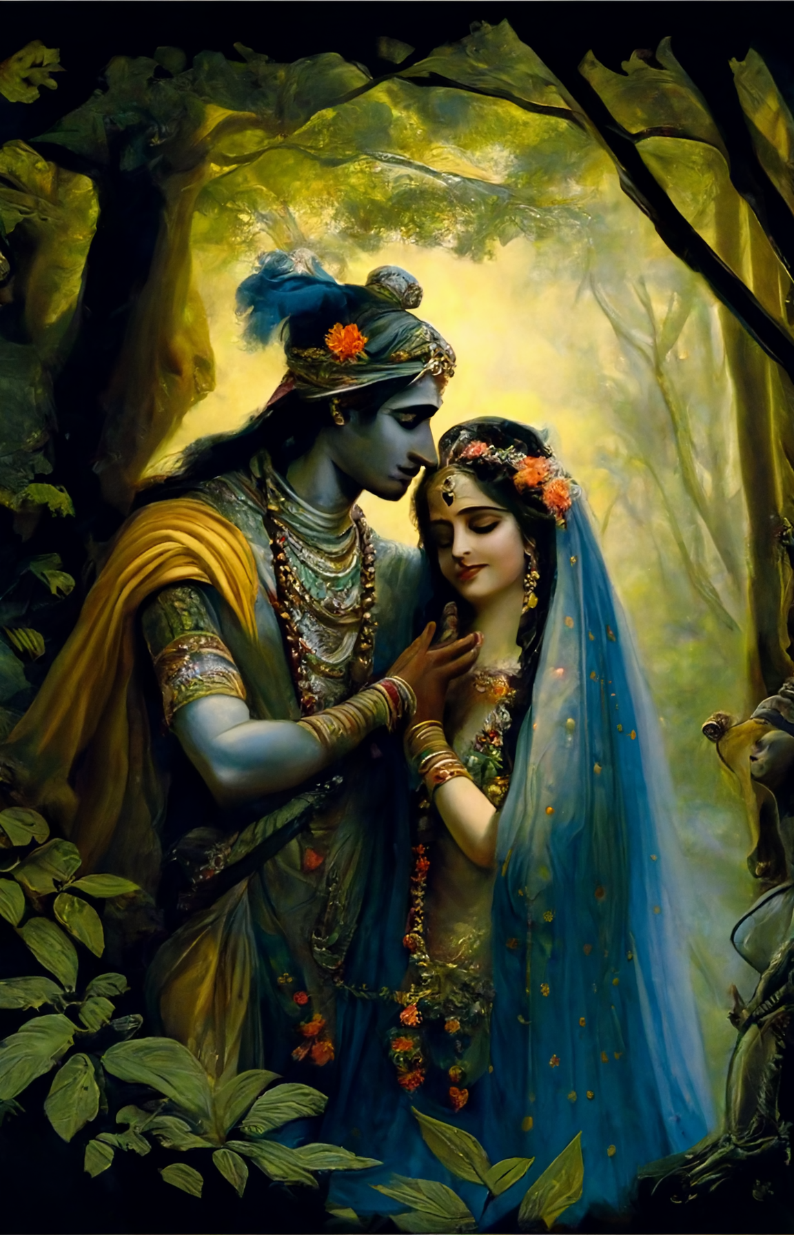 e Lord Krishna and Radha