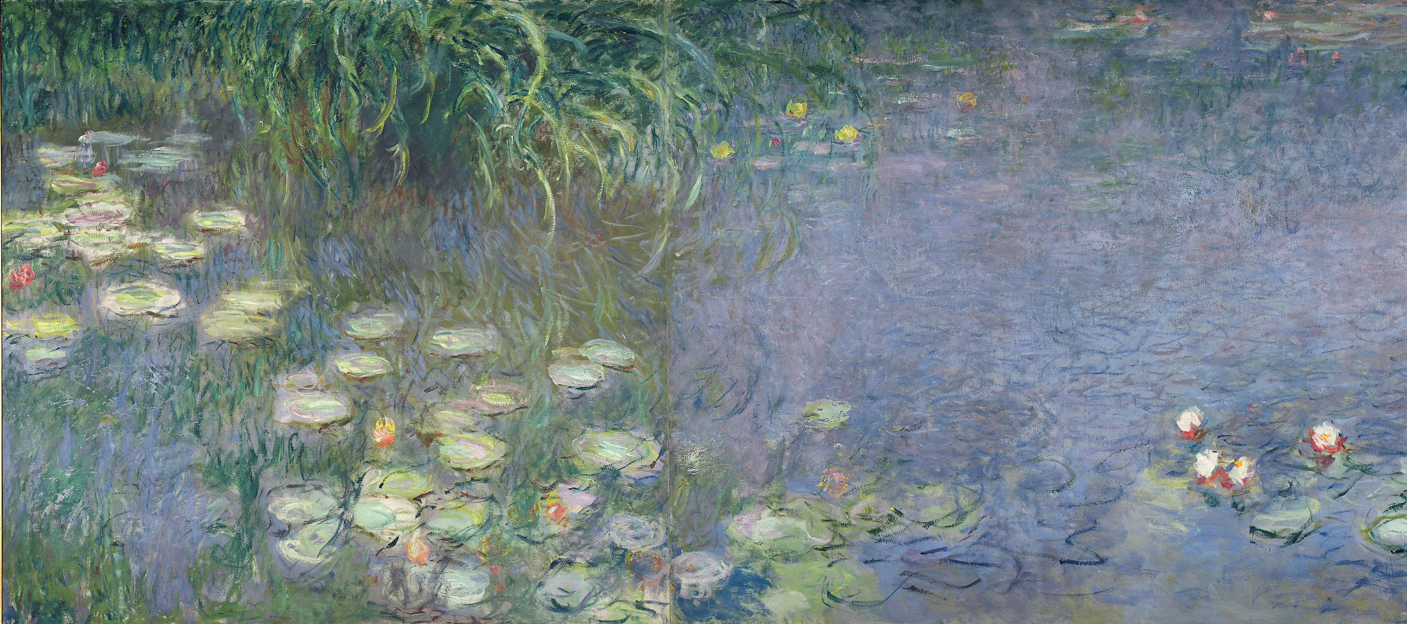 Water Lilies: Morning mural