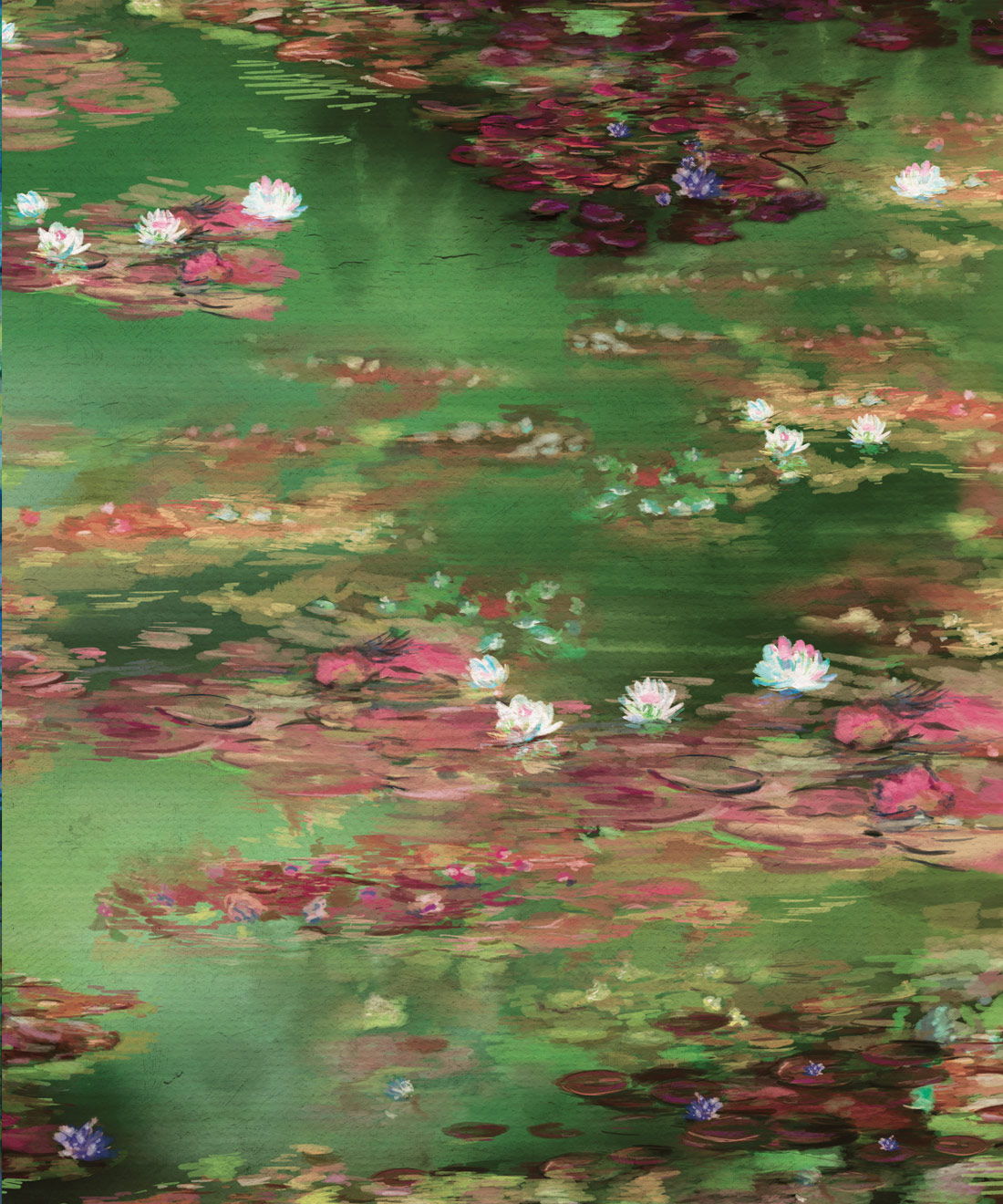 Water Lillies Wallpaper • Dreamy Pond