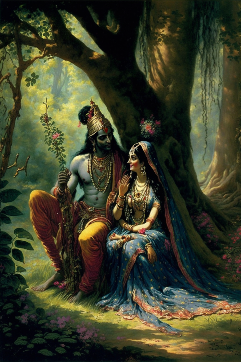 e Lord Krishna and Radha