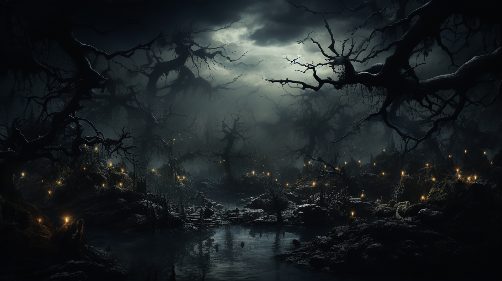 Fantasy dark ai wallpaper. HD 76