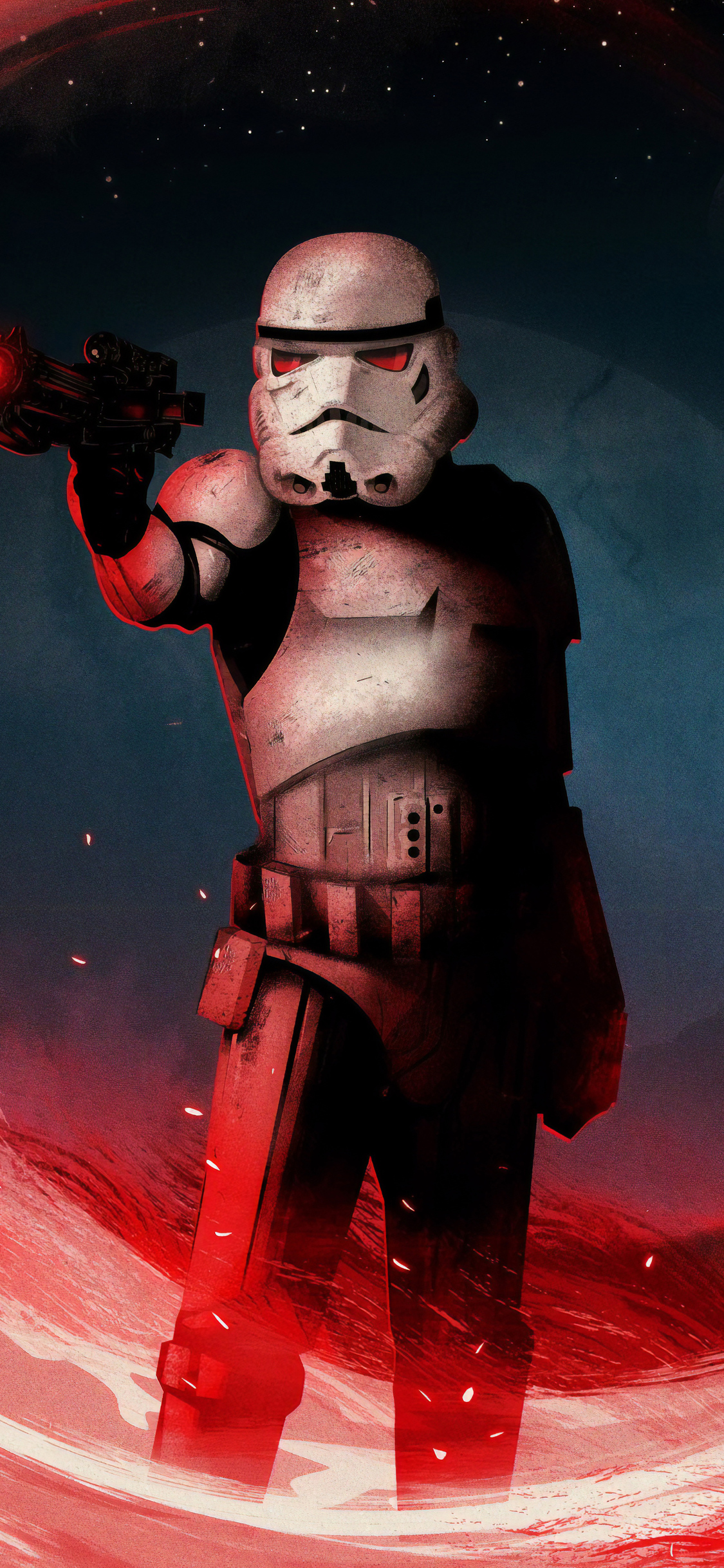 Stormtrooper Art 4k iPhone XS