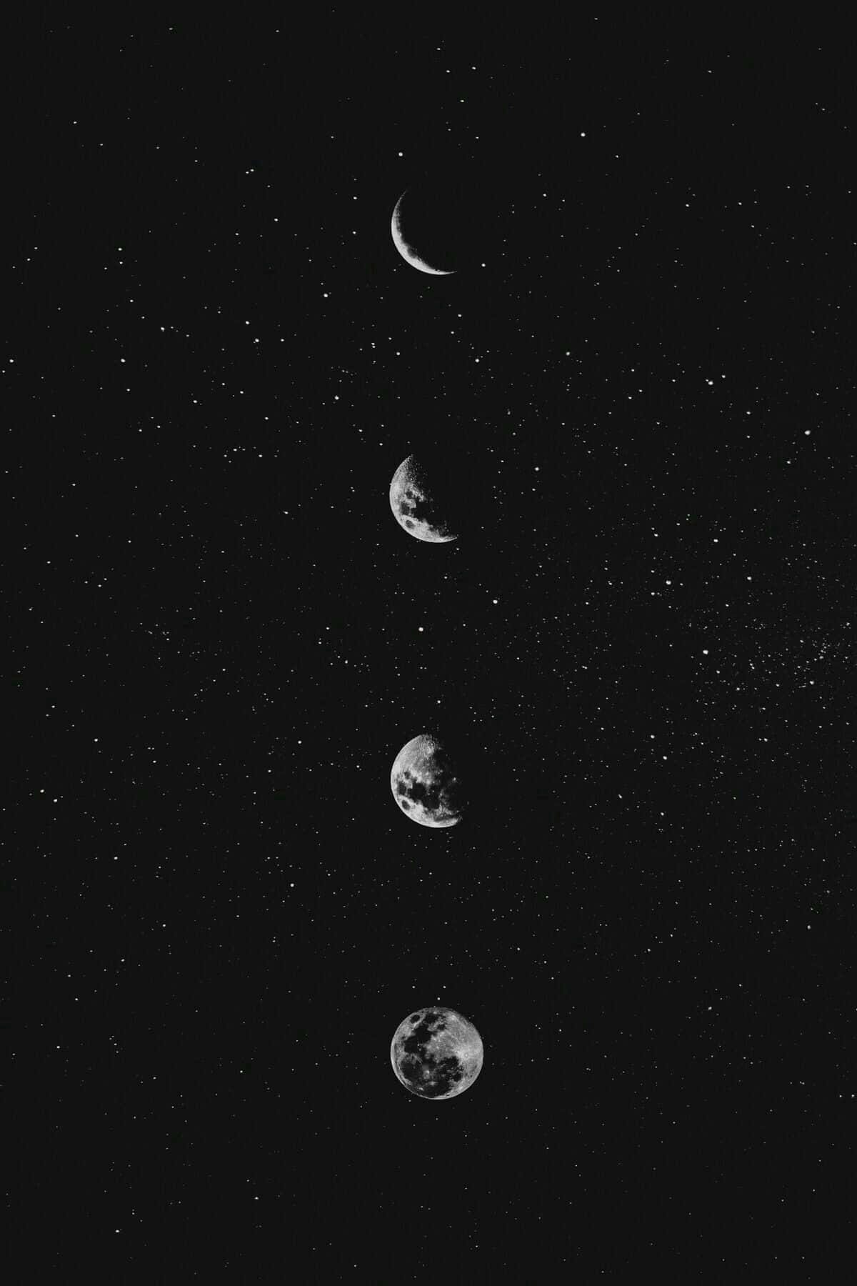 Moon And Stars iPhone Wallpaper