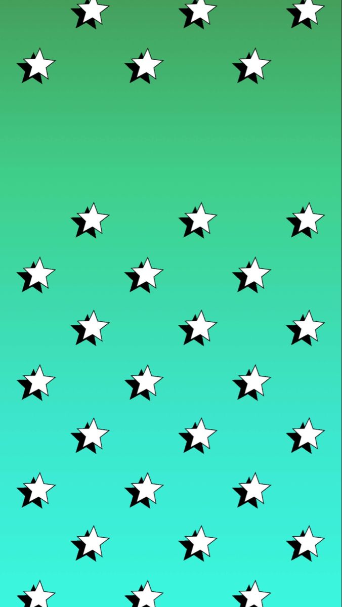 stars aesthetic green iPhone wallpaper