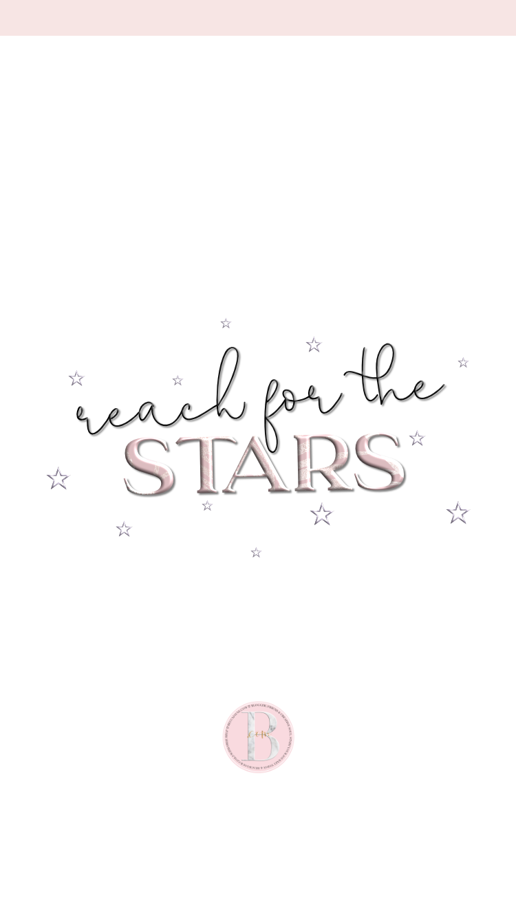 Free iPhone Wallpaper. Stars + Pink