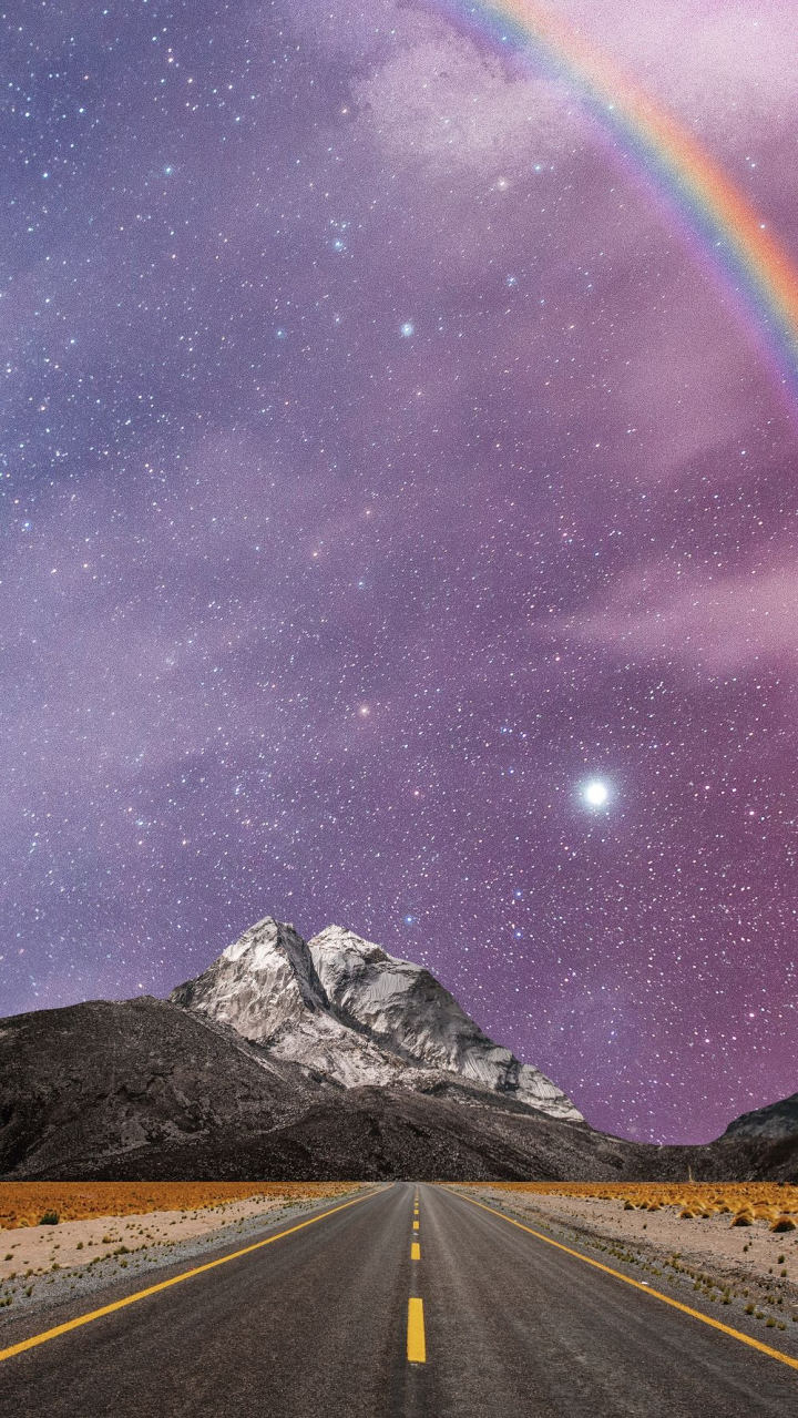 Aesthetic canyon road iPhone wallpaper