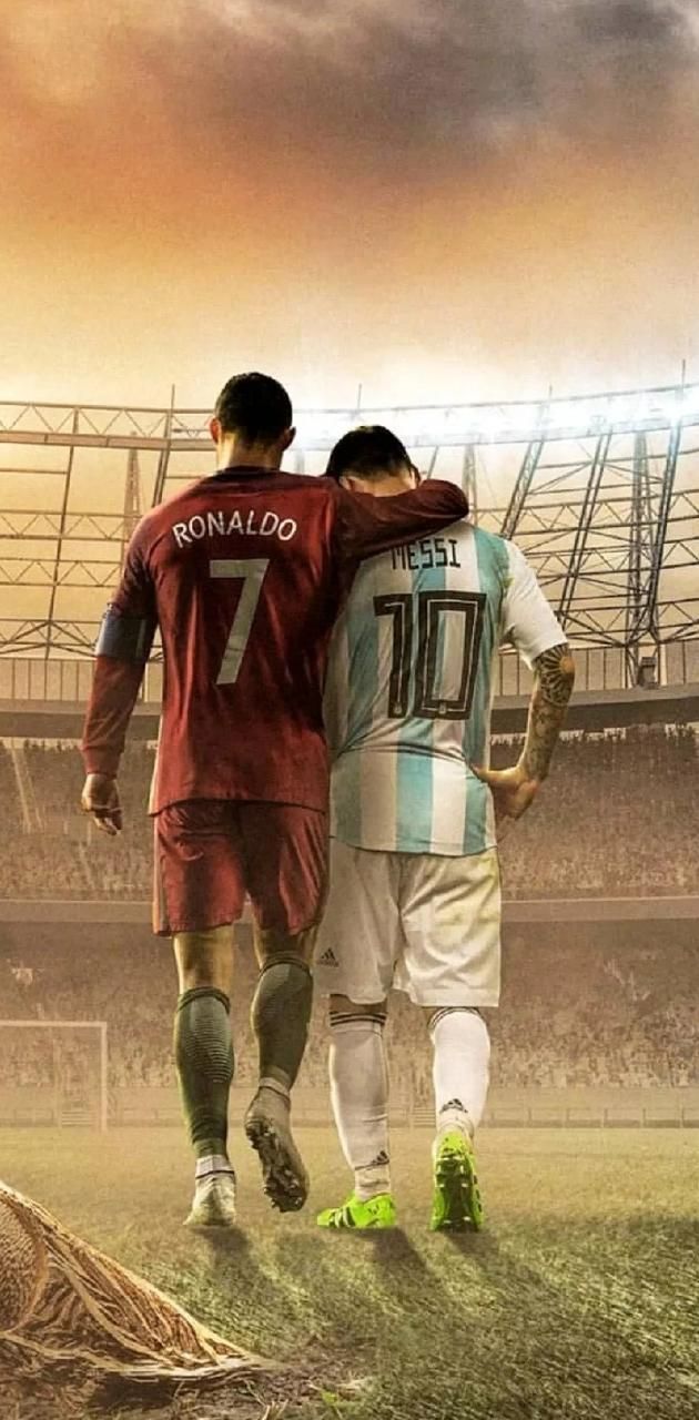 Ronaldo and Messi wallpaper