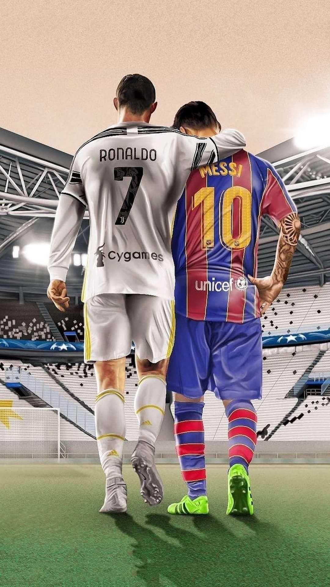 Messi and Ronaldo Wallpaper Discover