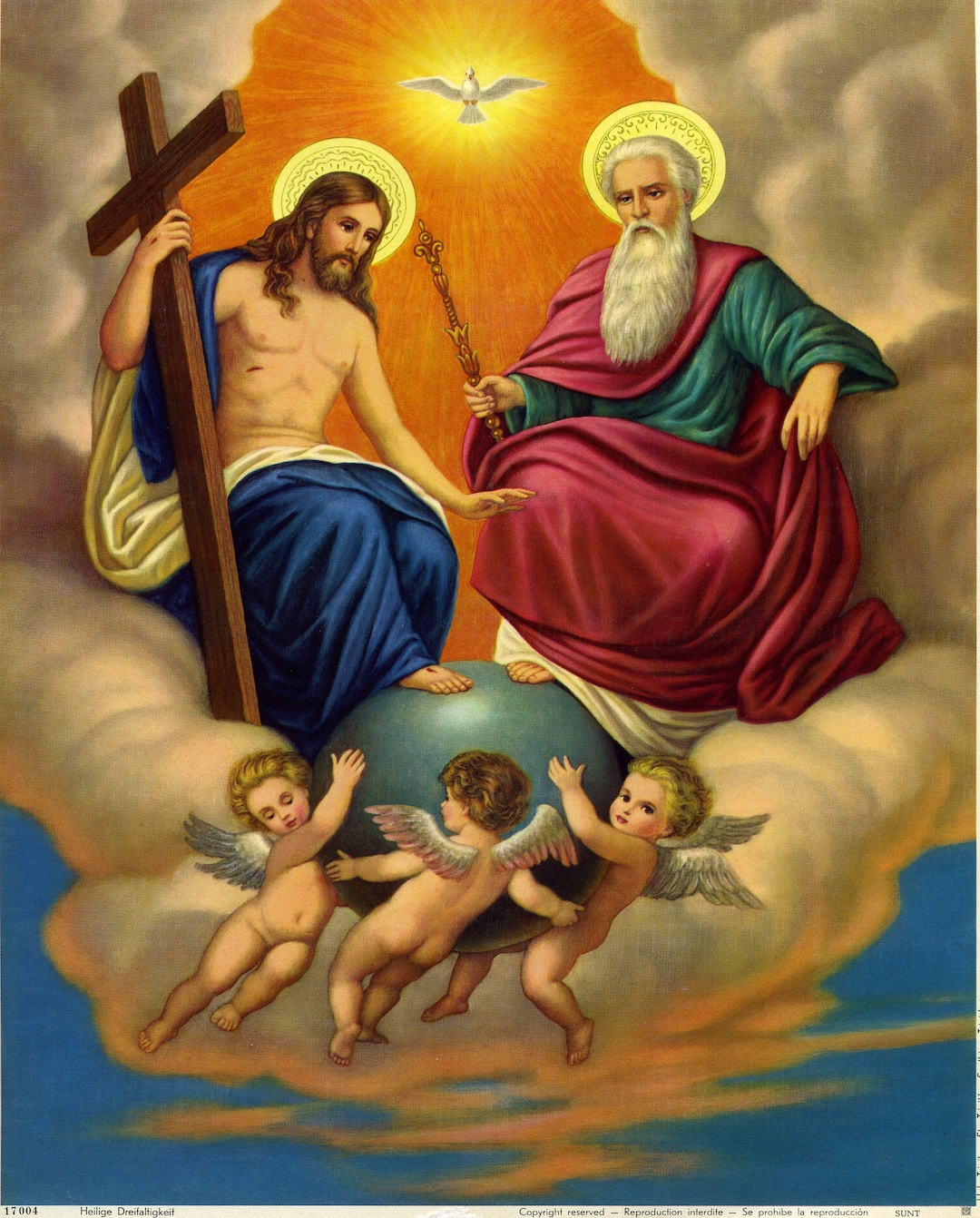 THE TRINITY 2 Catholic Picture Print