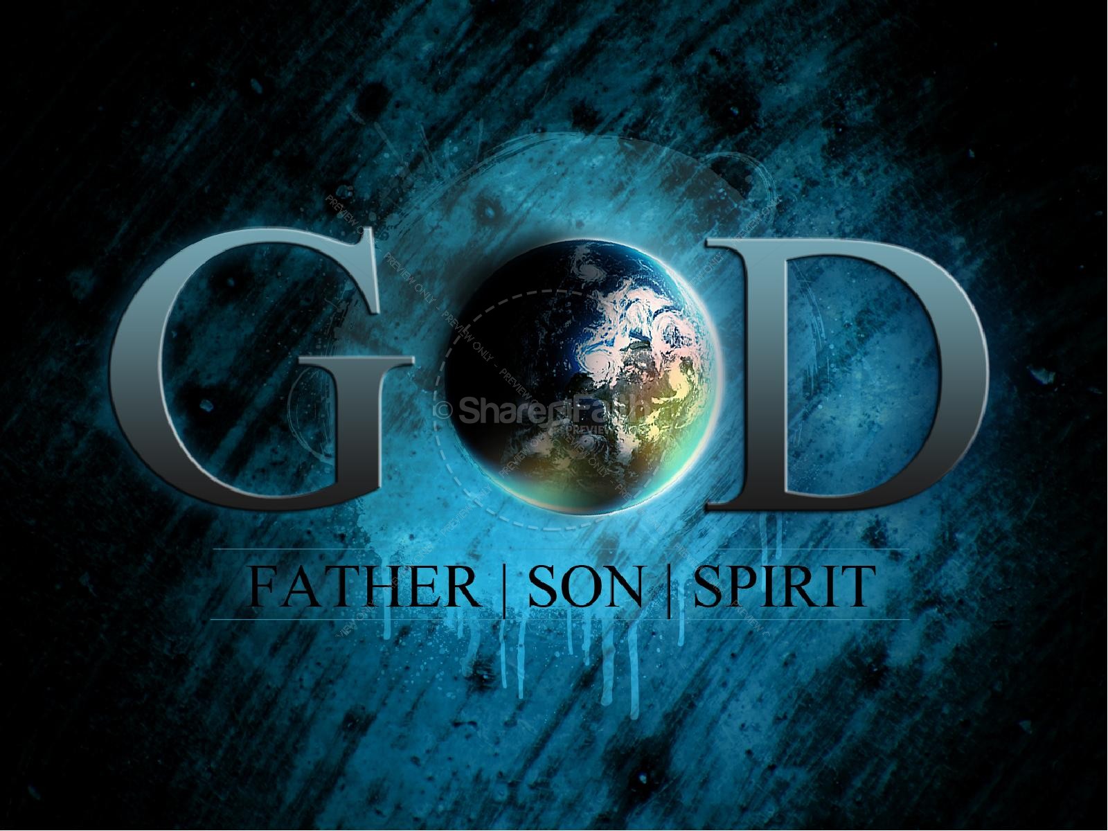 The Trinity Worship Background. Clover