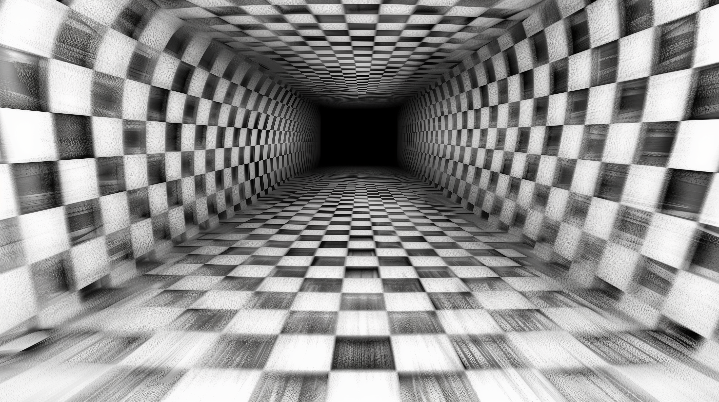 Black & White Abstract HD Wallpaper
