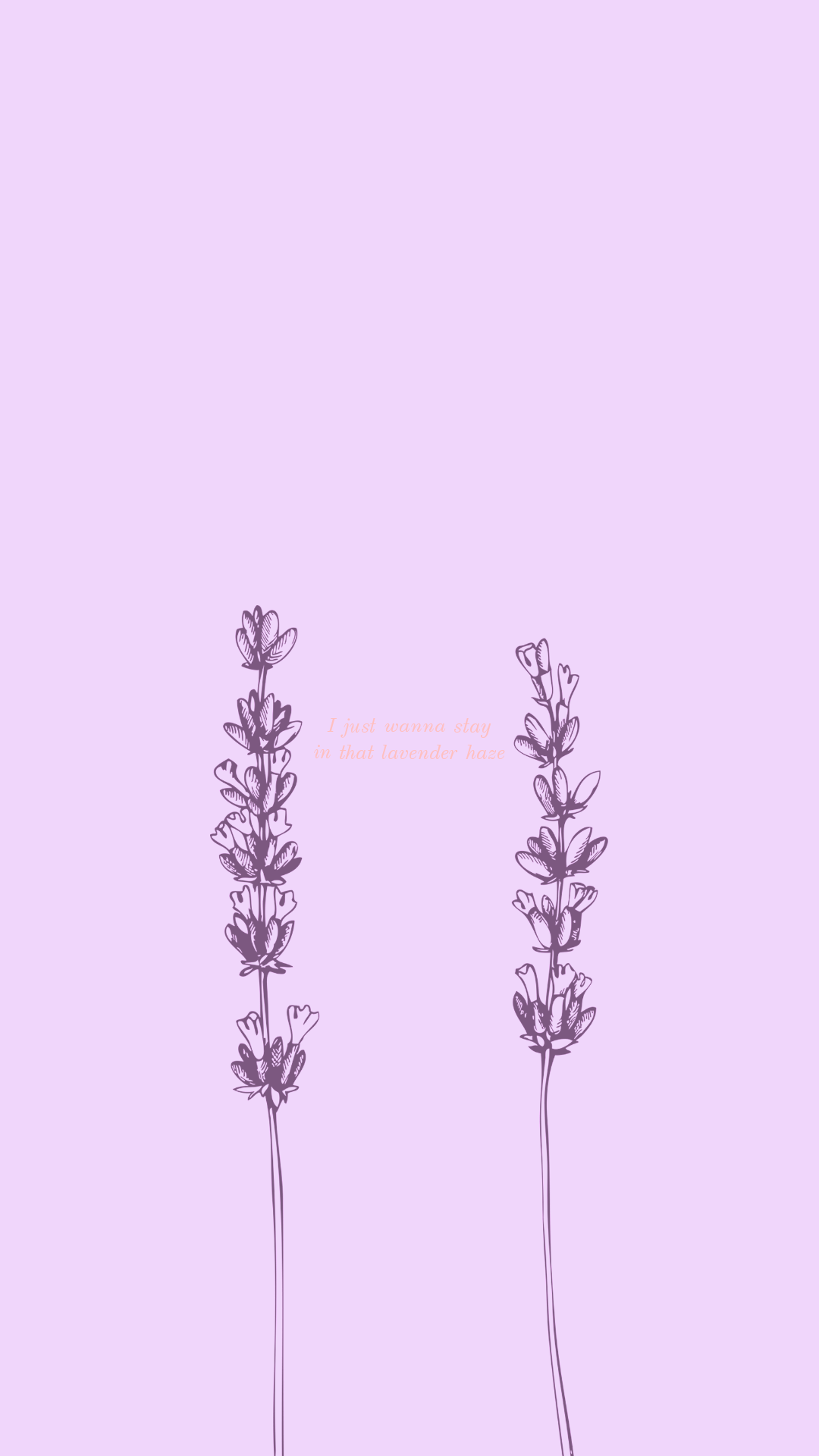 Lavender Haze phone wallpaper
