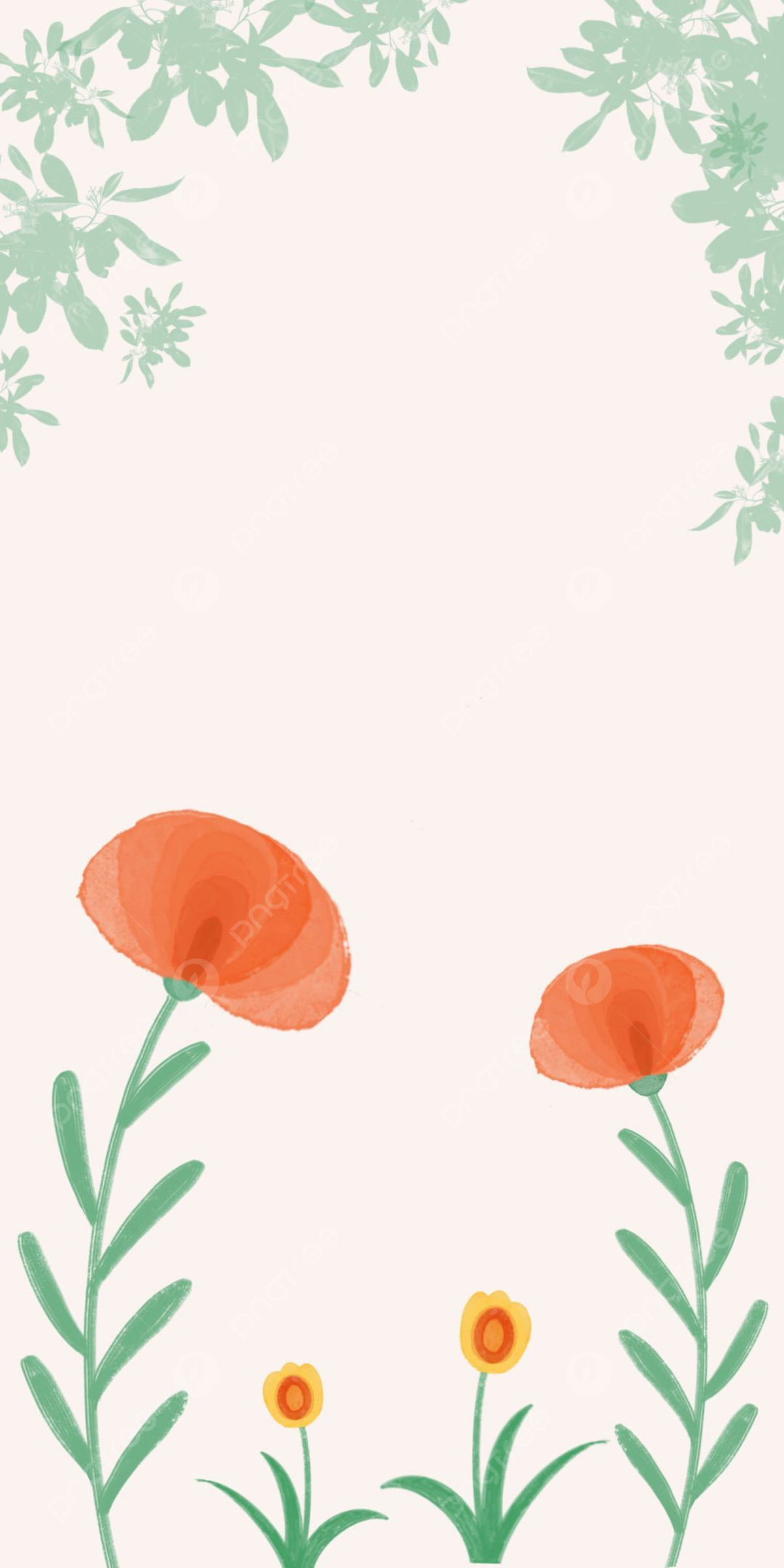 Cute Safflower Mobile Phone Wallpaper