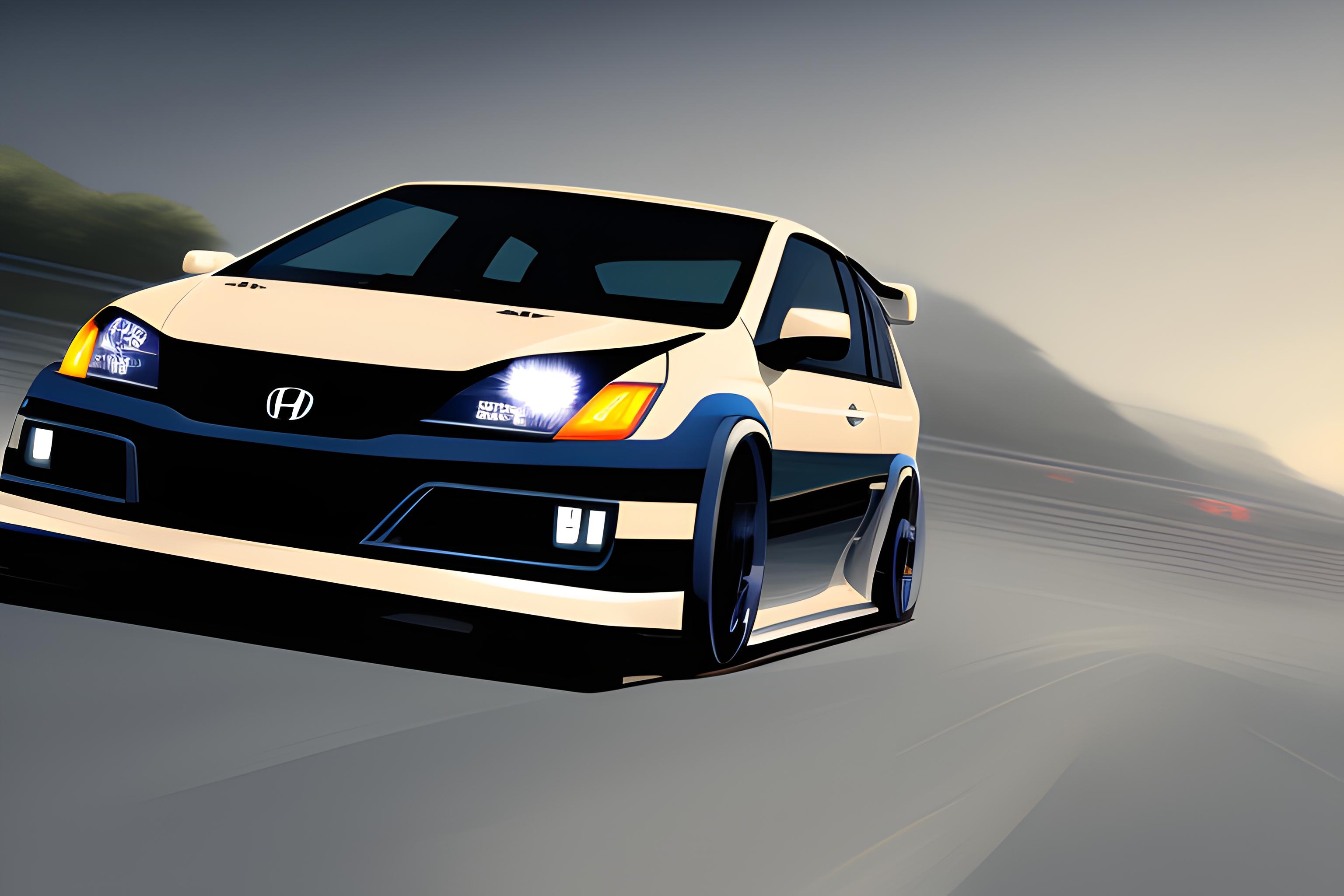 honda civic ep3 hatch on track