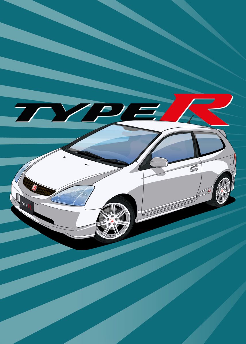 Honda Civic Type R EP3' Poster, picture
