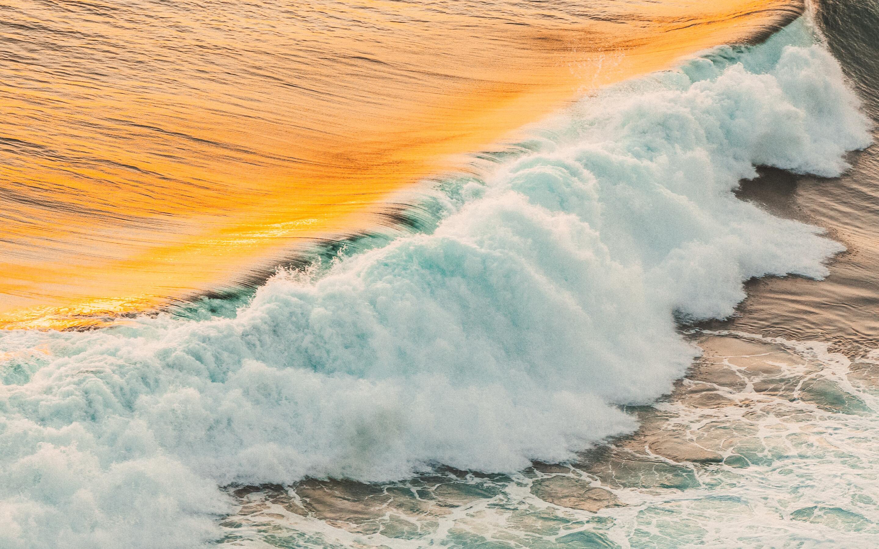 Ocean Waves Long Exposure 4k