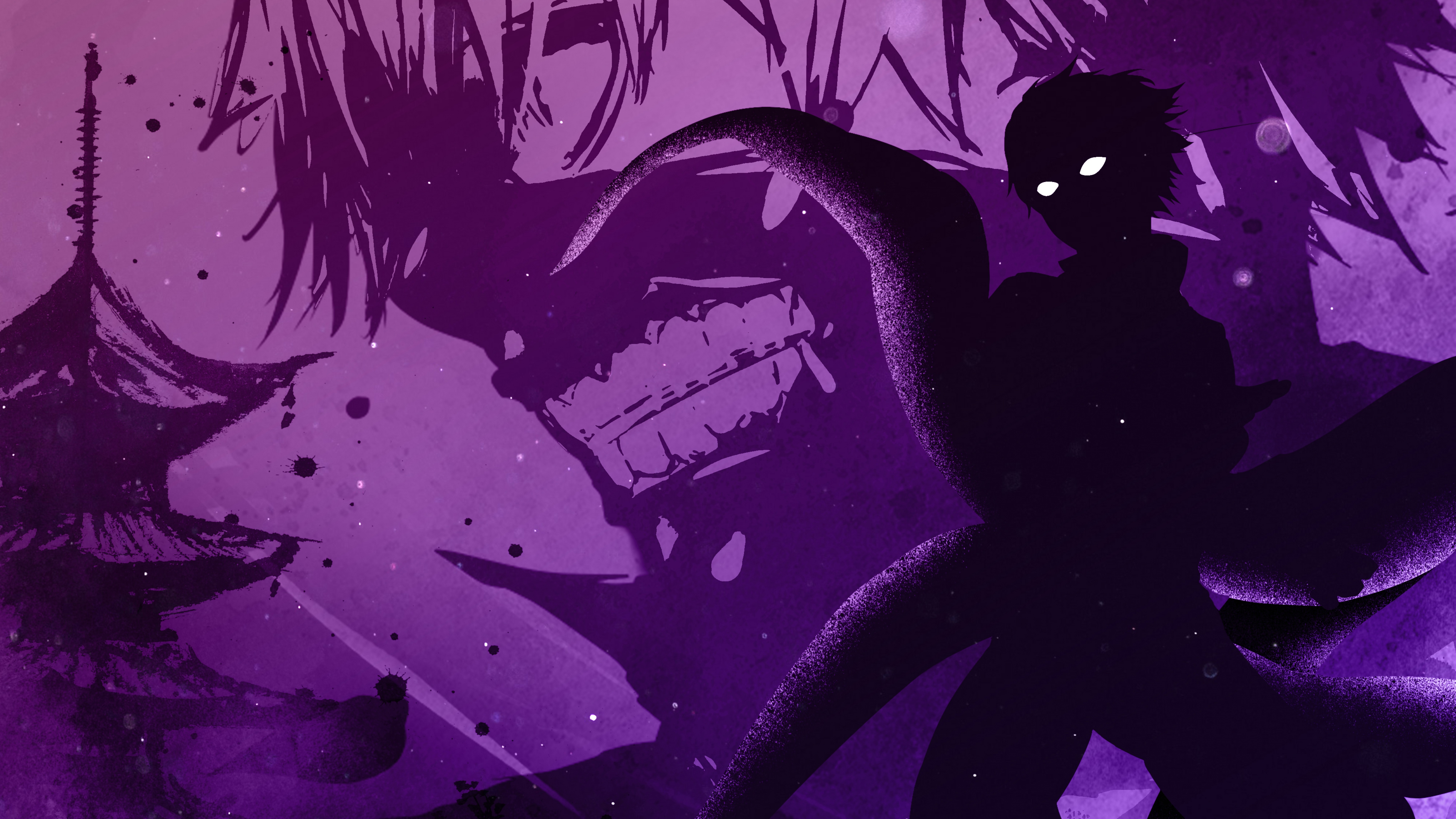 Ken Kaneki Wallpaper 4K, Silhouette
