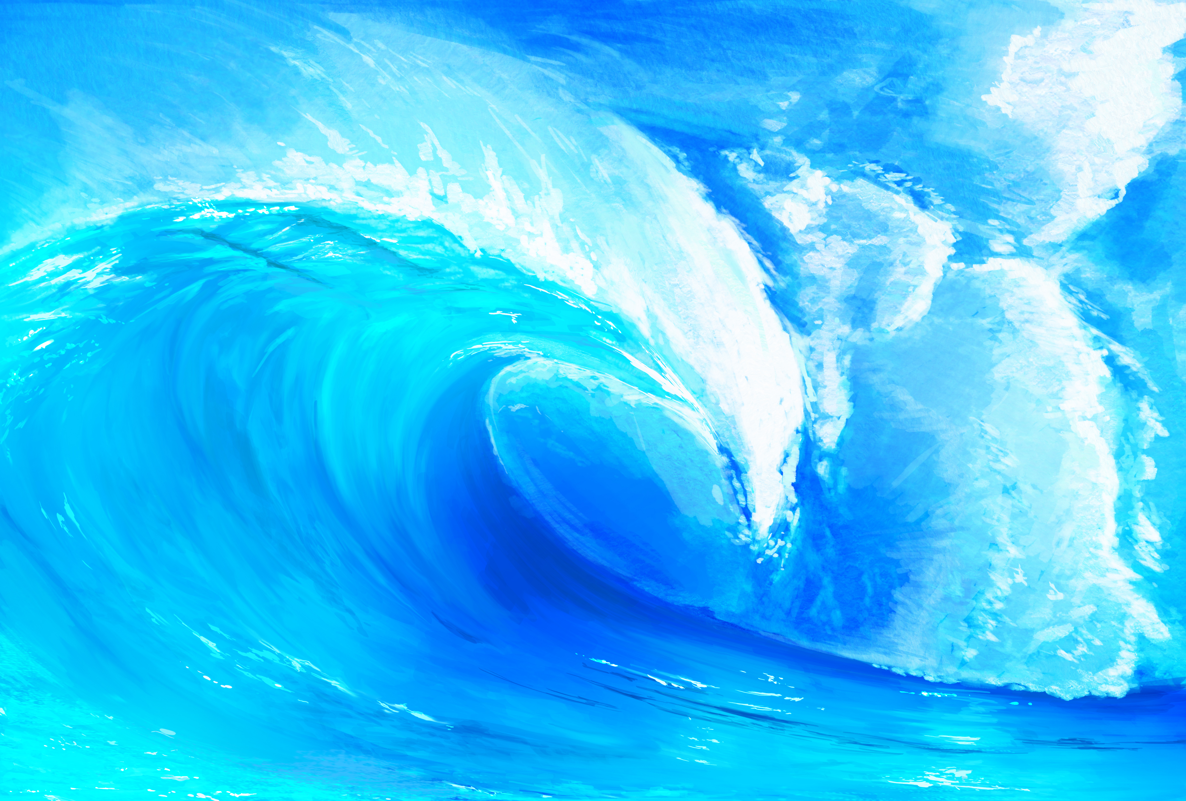 Artistic Wave 4k Ultra HD Wallpaper