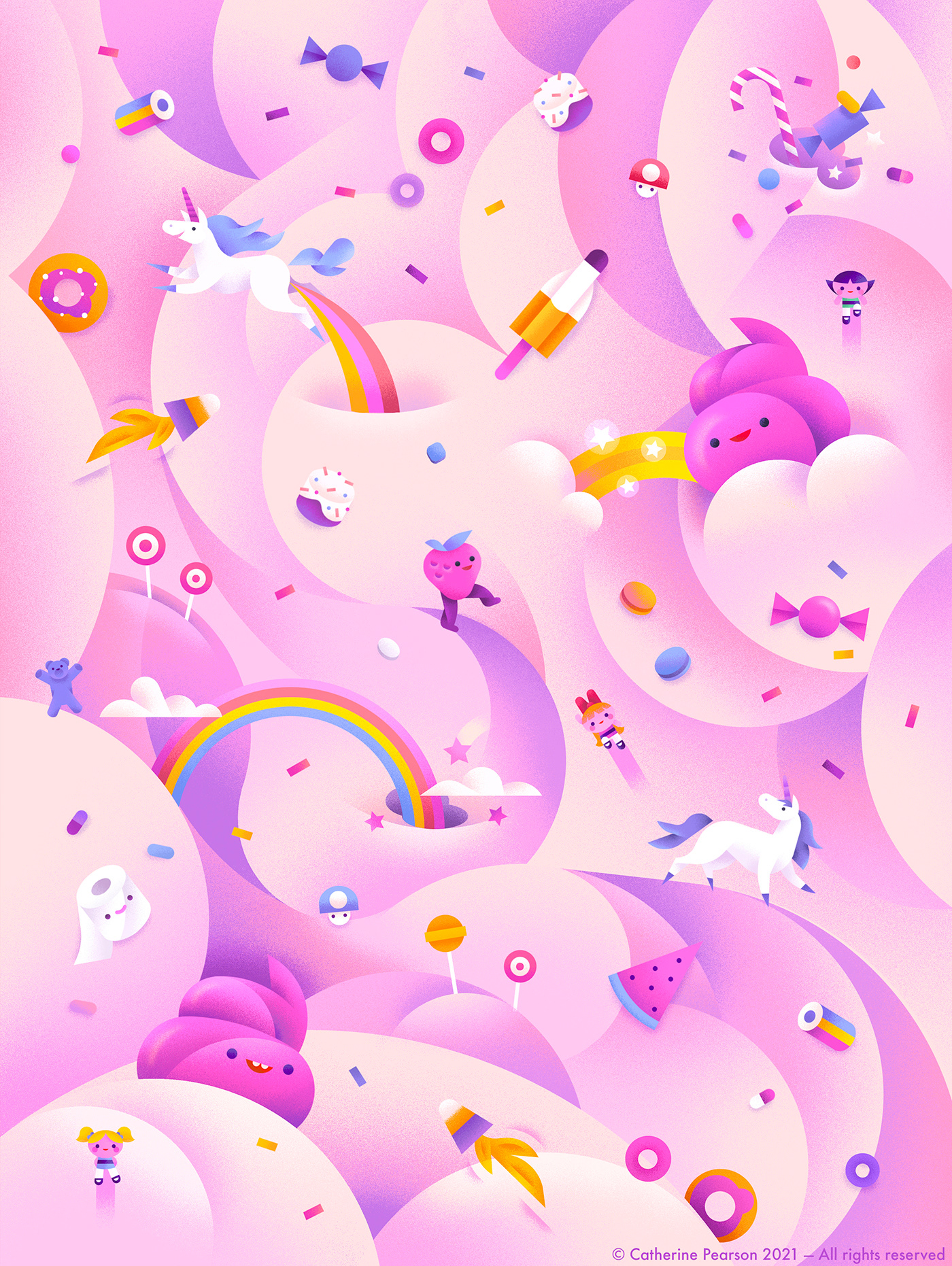 Downloadable Collection of Wallpaper for iPad. Image - Behance