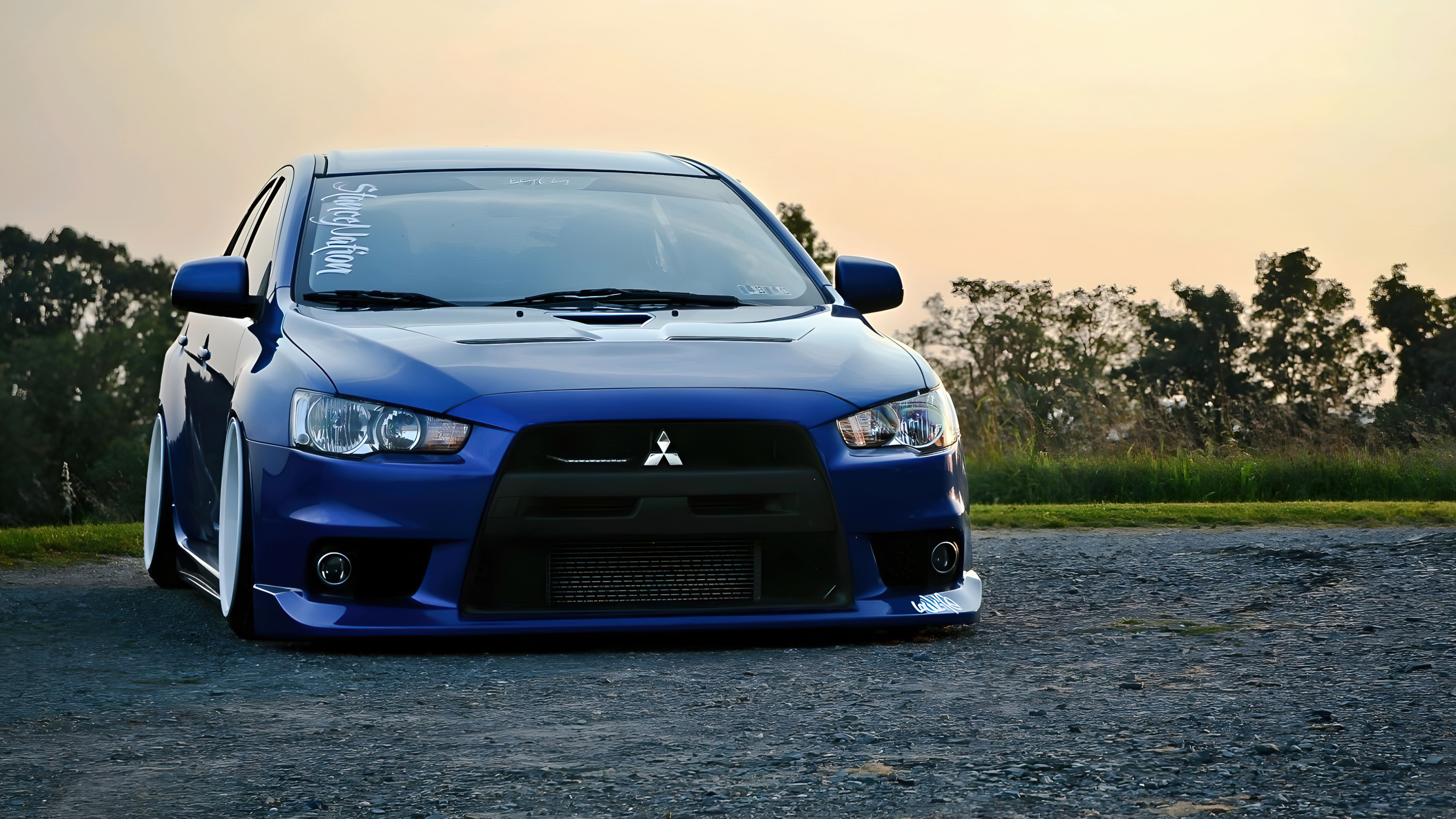 Mitsubishi Lancer Evo JDM 4K Wallpaper