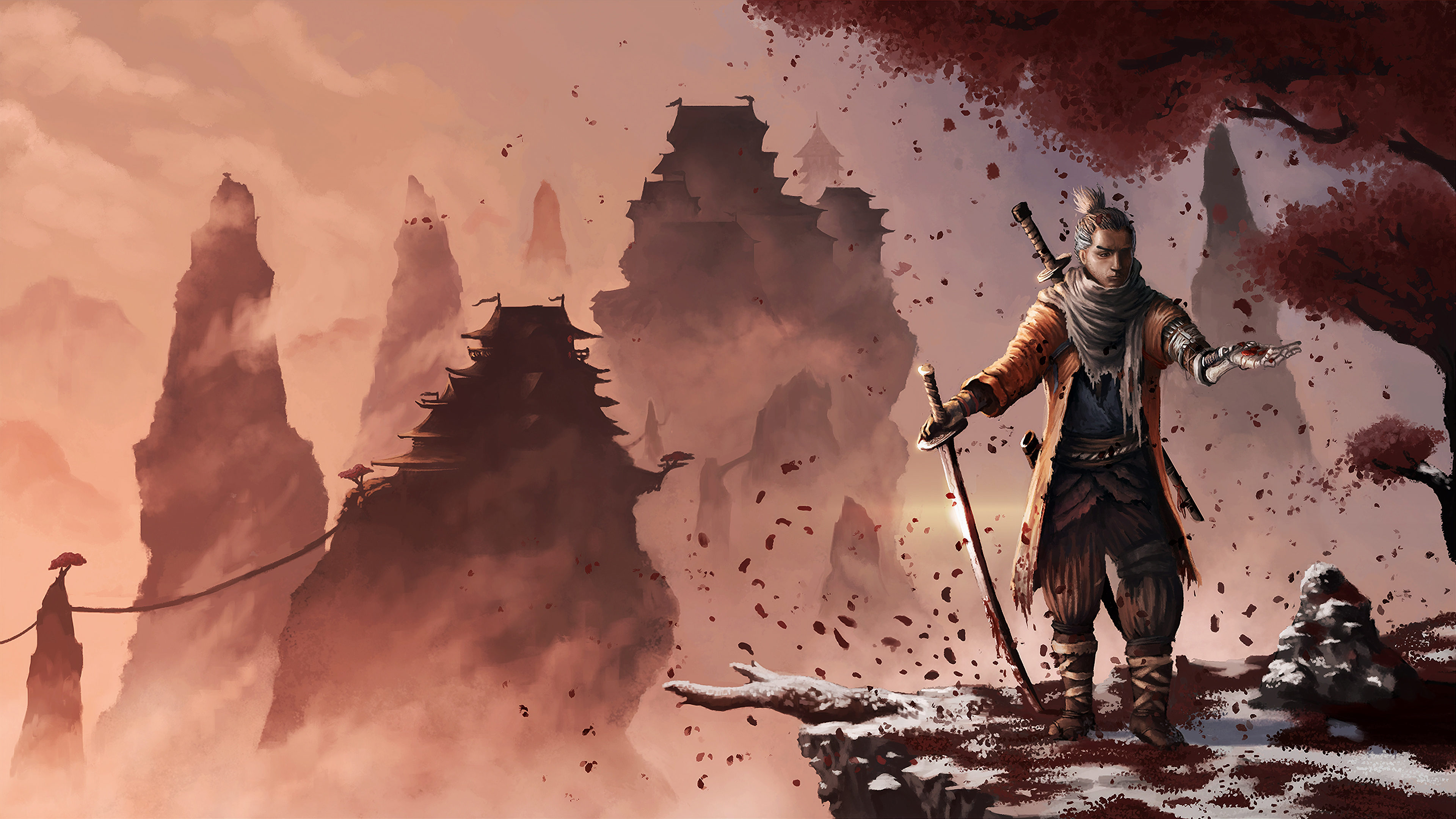 Sekiro Shadows Die Twice Game FanArt 4k