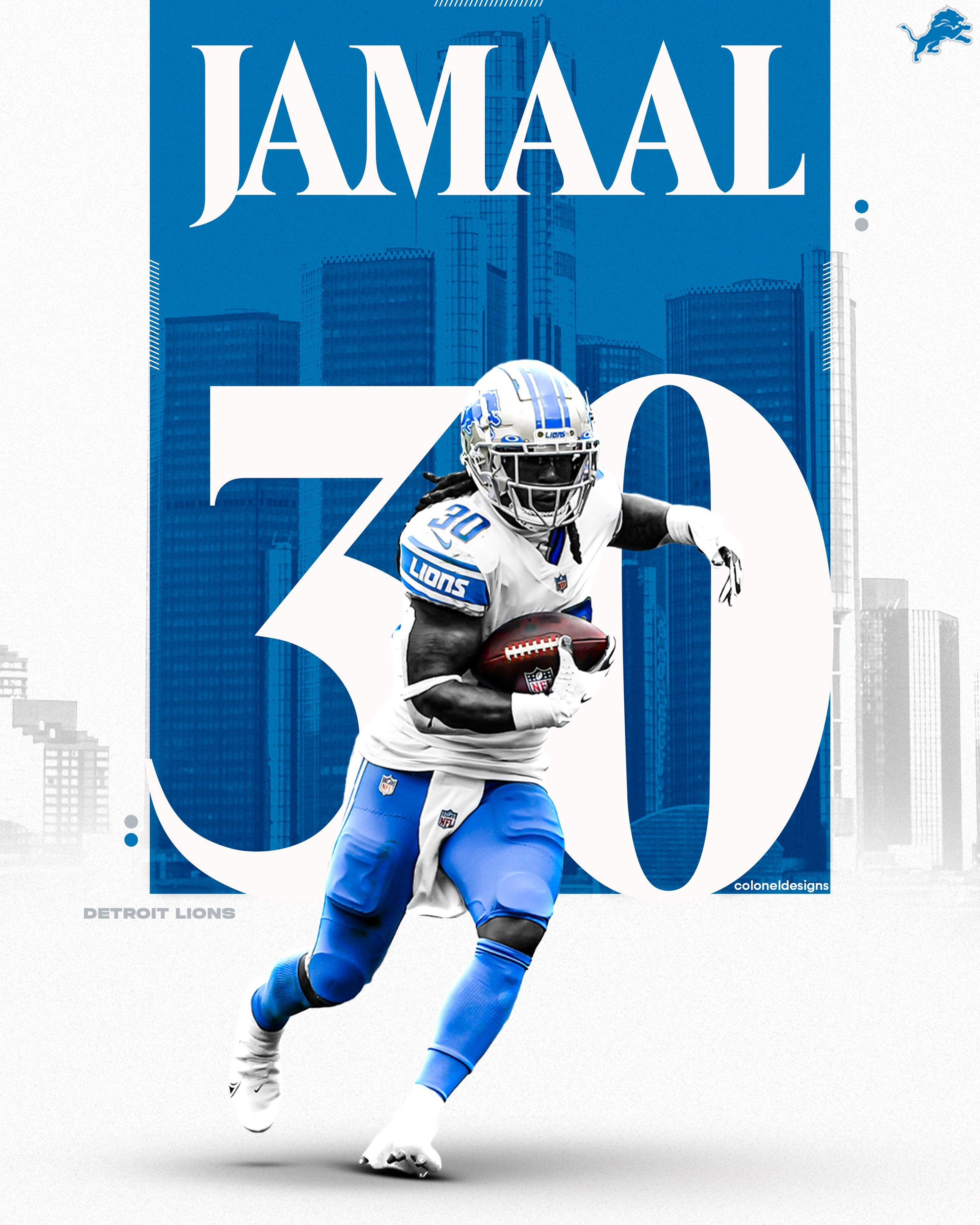Jamaal Williams Detroit Lions NFL